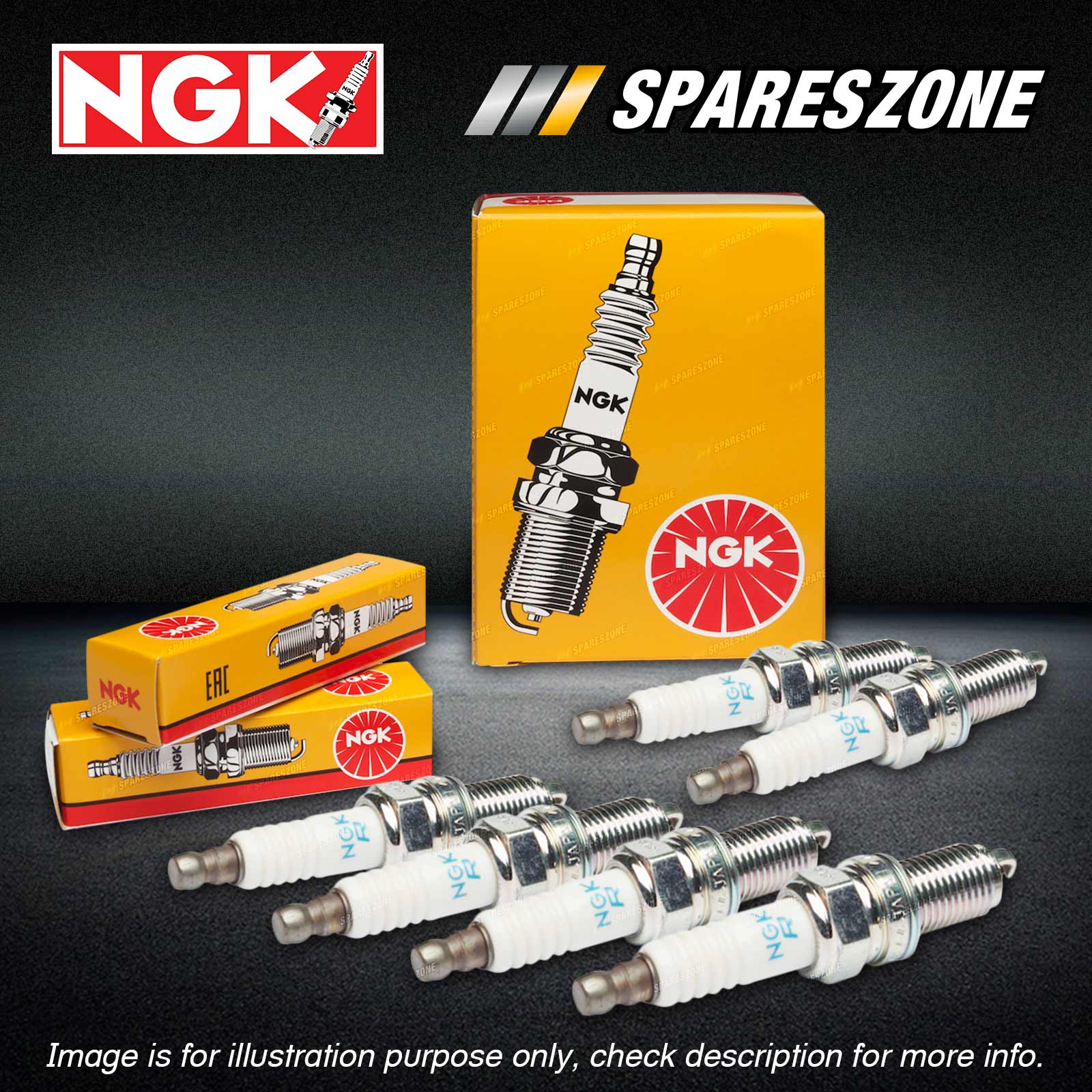 6 X NGK Spark Plugs For Toyota LandCruiser FJ40 55 60 70 75 80 Series