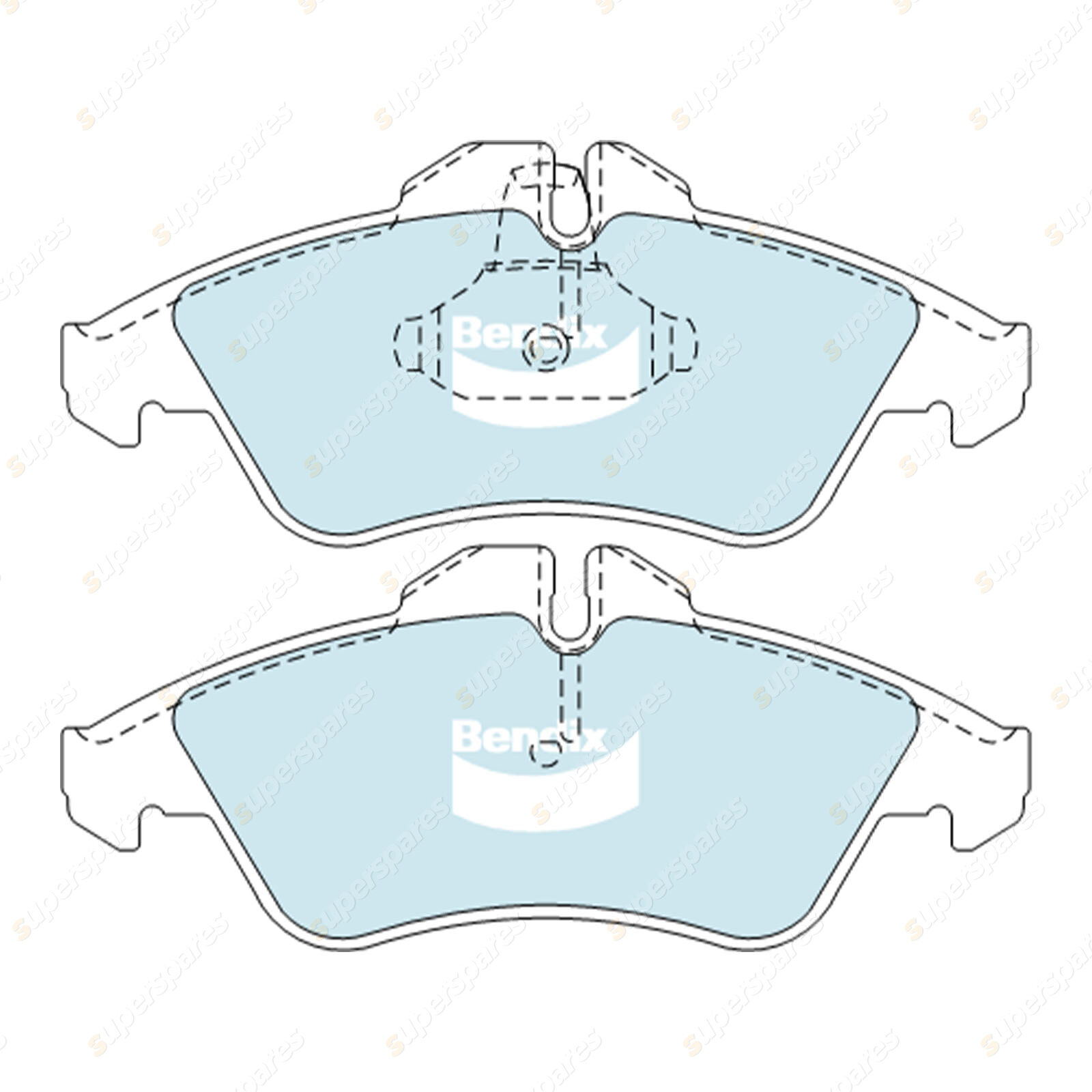 8Pcs Bendix Front + Rear HD Brake Pads for Volkswagen LT 28-35 2DB 2DE ...