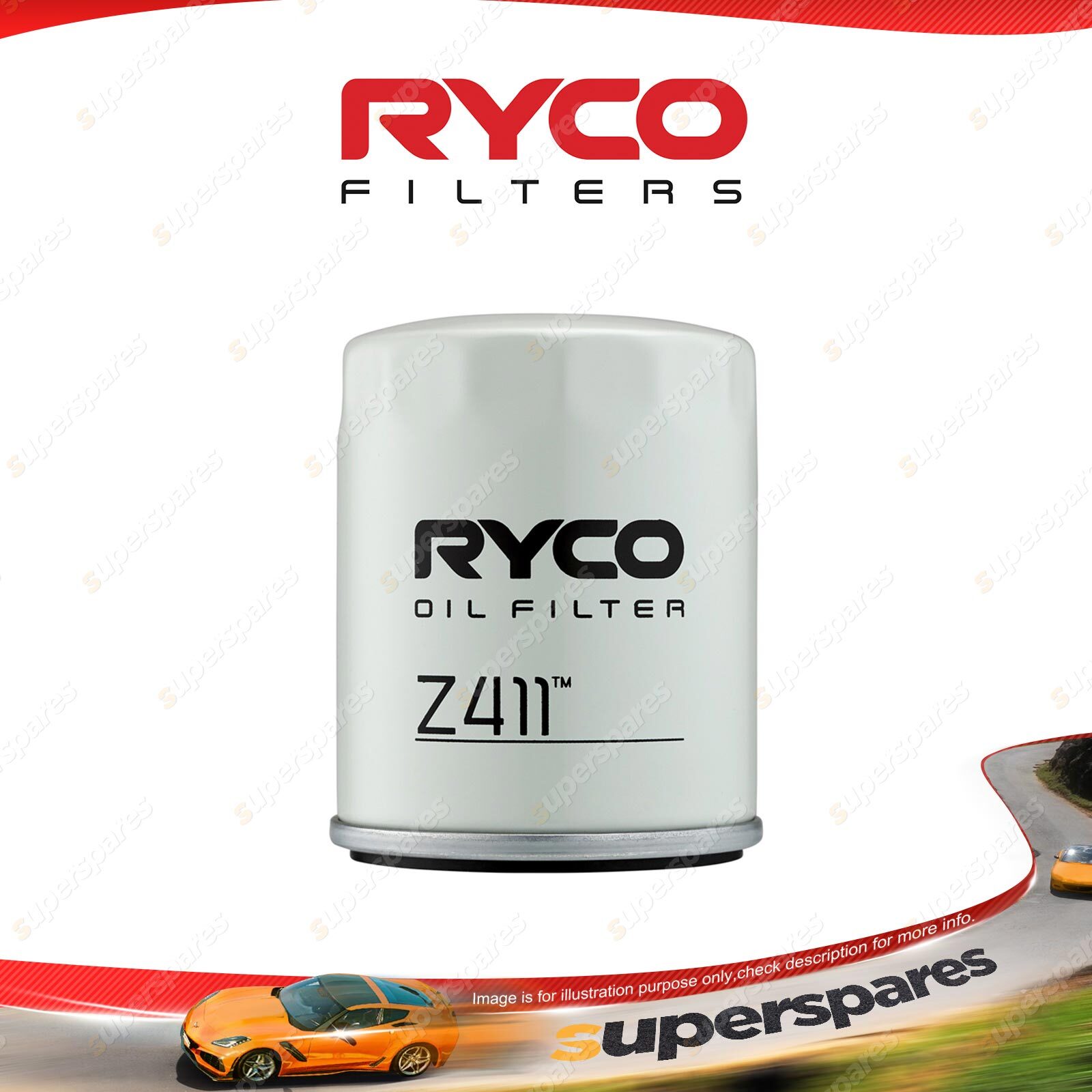 Ryco Oil Filter for KIA Carnival KV II MENTOR RIO BC SORENTO BL