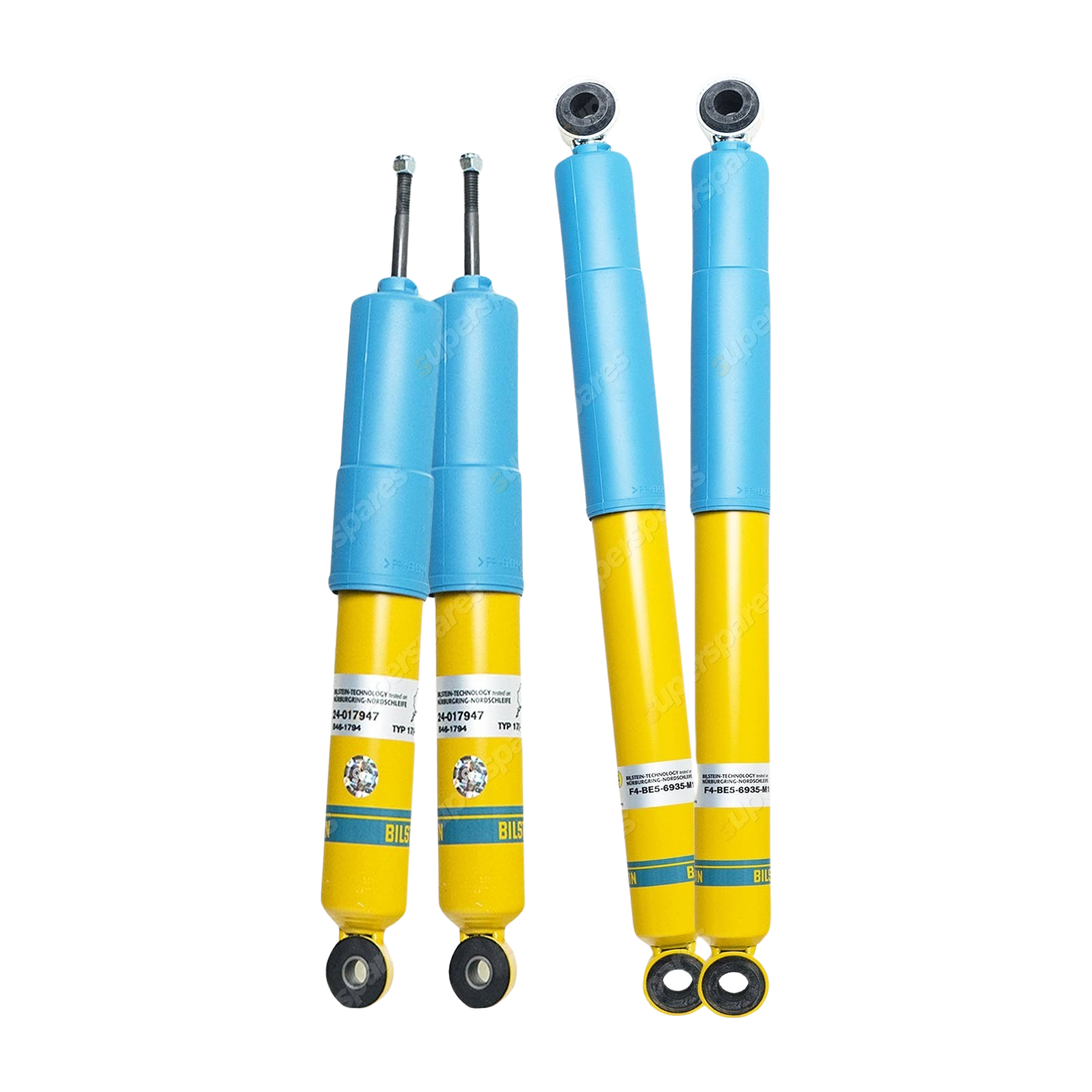 Front + Rear Bilstein B6 Shock Absorbers for Mitsubishi Triton MK 4WD 1996-2006