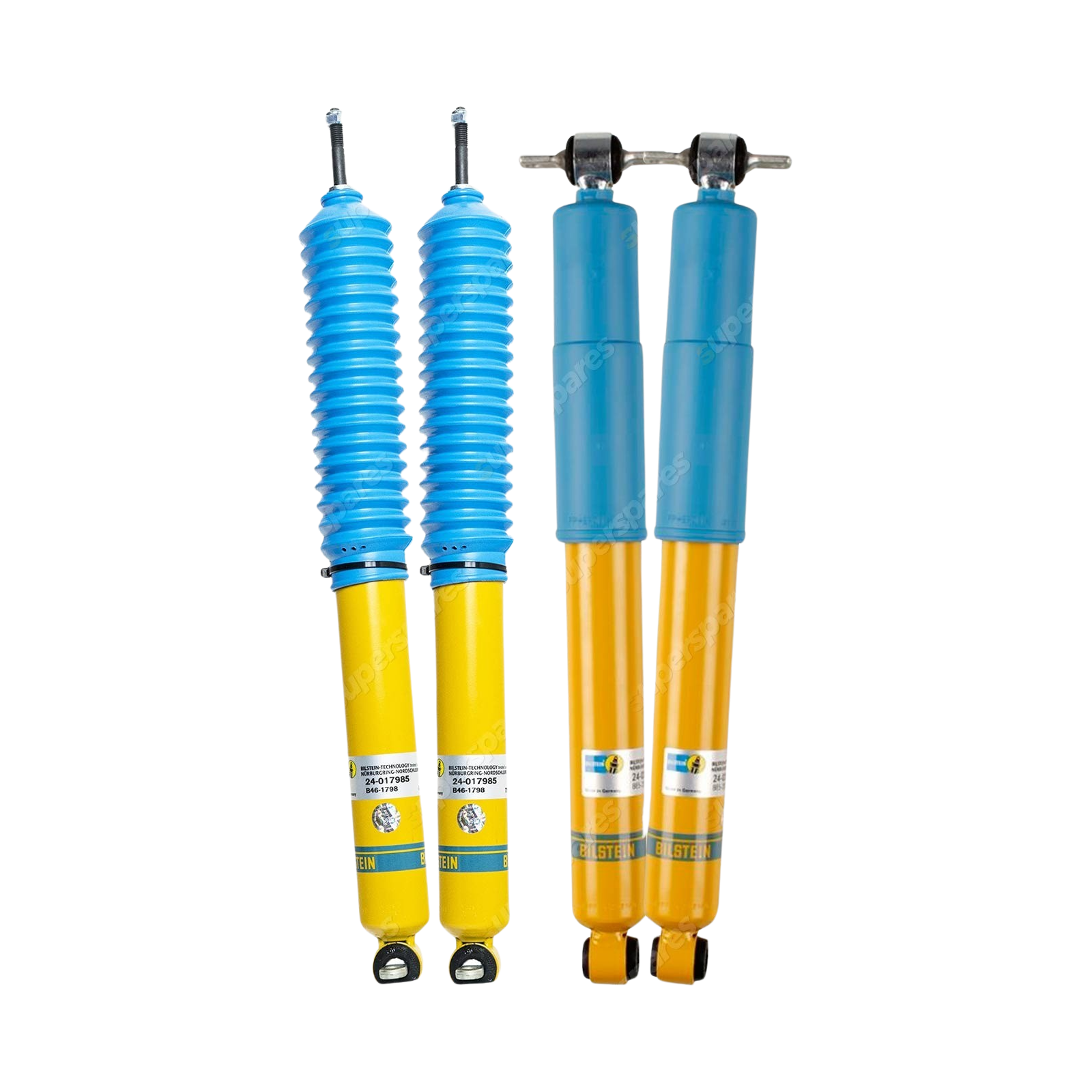 F + R Bilstein Shock Absorbers for Jeep Cherokee XJ Limited Sport Classic