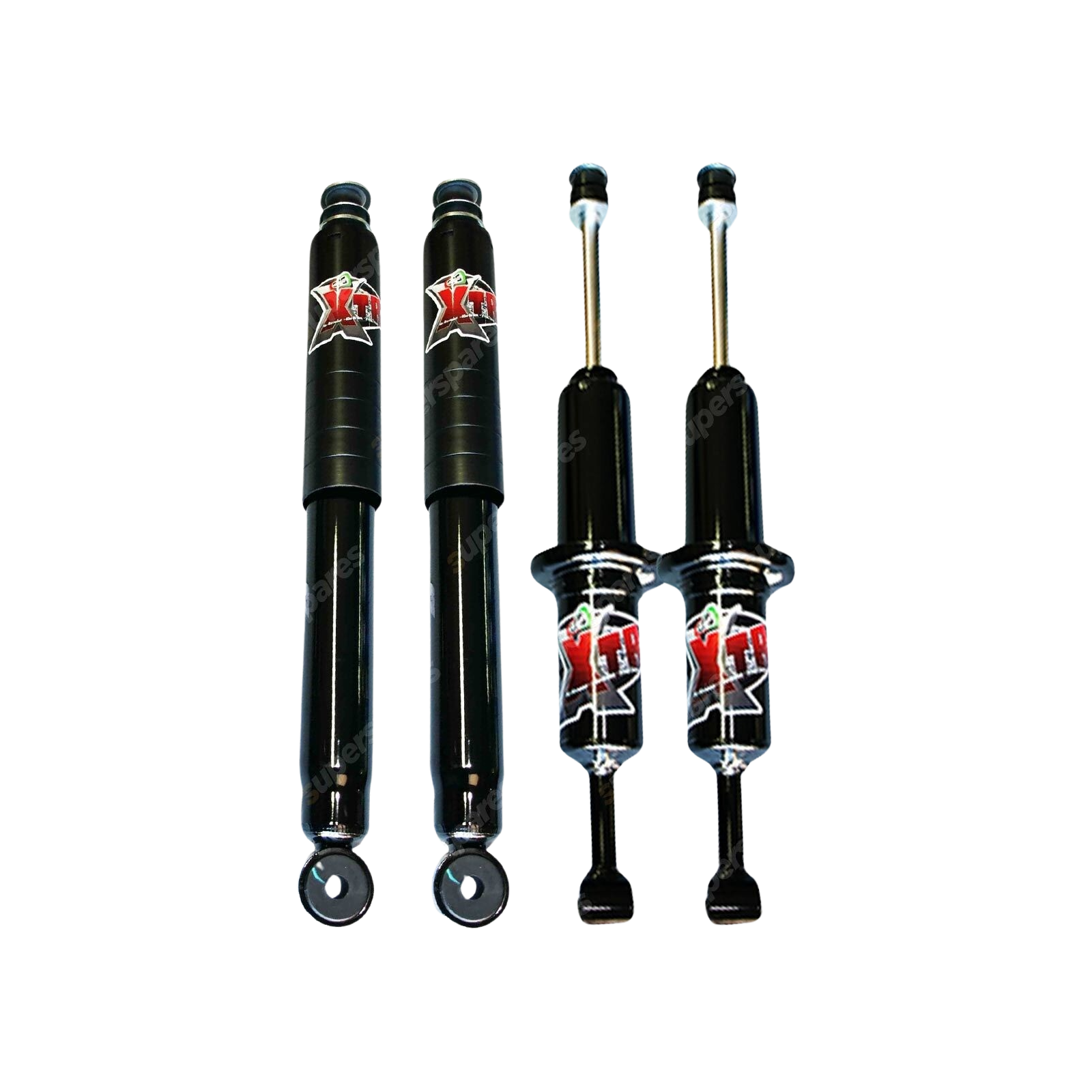 Front + Rear 40mm Lift EFS XTR Shock Absorbers for Foton Tunland 4X4 Dual Cab