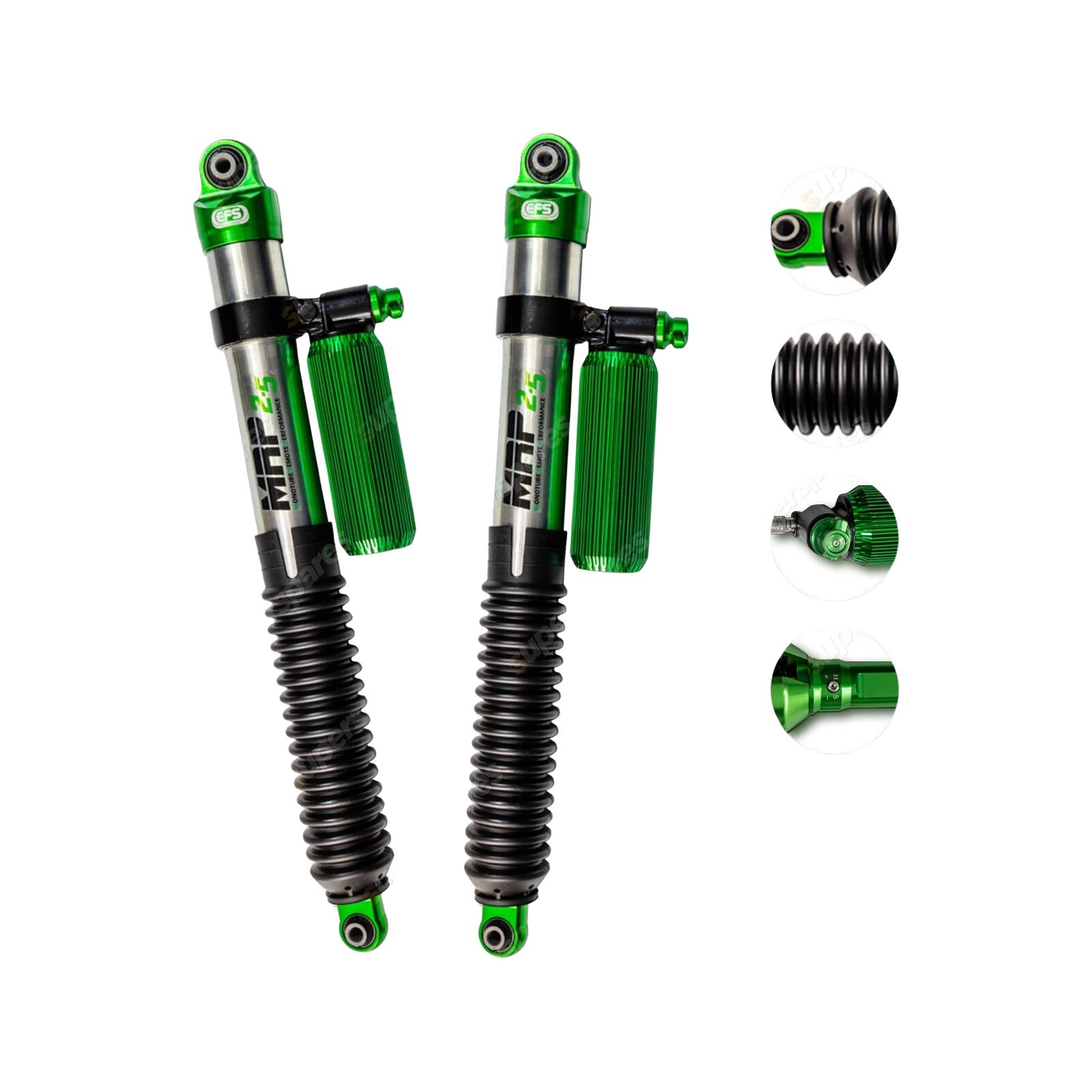 Pair Rear EFS MRP 2.5 Shock Absorbers for Holden Colorado RC RG 6/2012 On