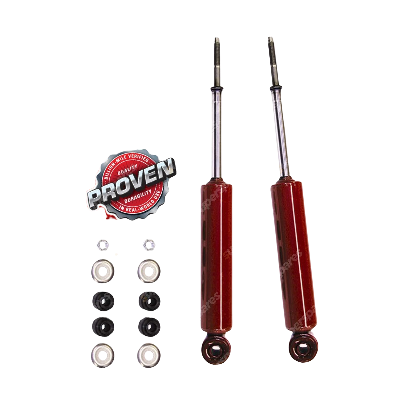 2 x Front Gabriel Guardian Shock Absorbers for Nissan Navara D22 Urvan E20 E23