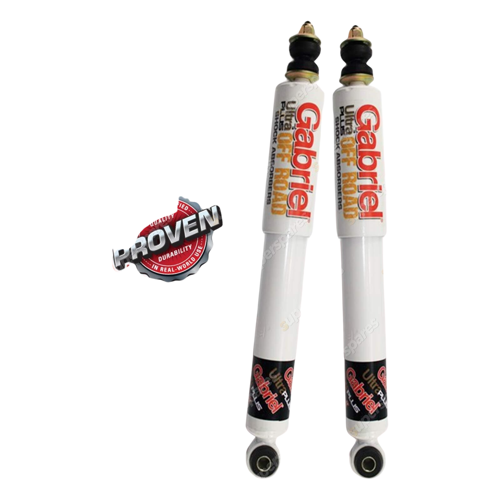 2 x Front Gabriel Ultra Plus 40mm Raised Shocks for Holden GMH Rodeo TFS Ute 4WD