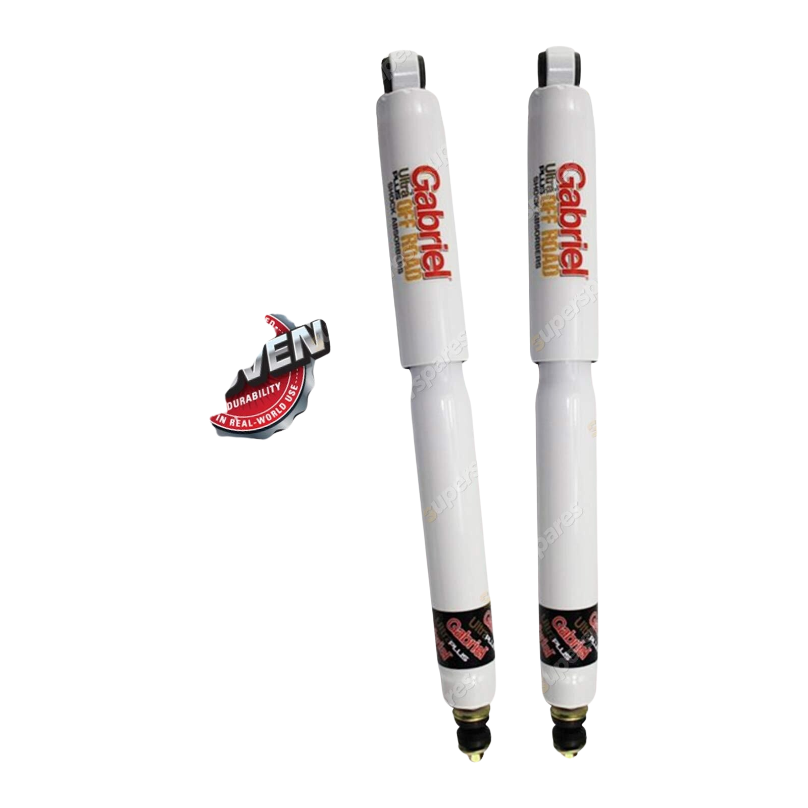 2 Rear Gabriel Ultra Plus OE & 50mm Raised Shock Absorbers for Ford Maverick DA