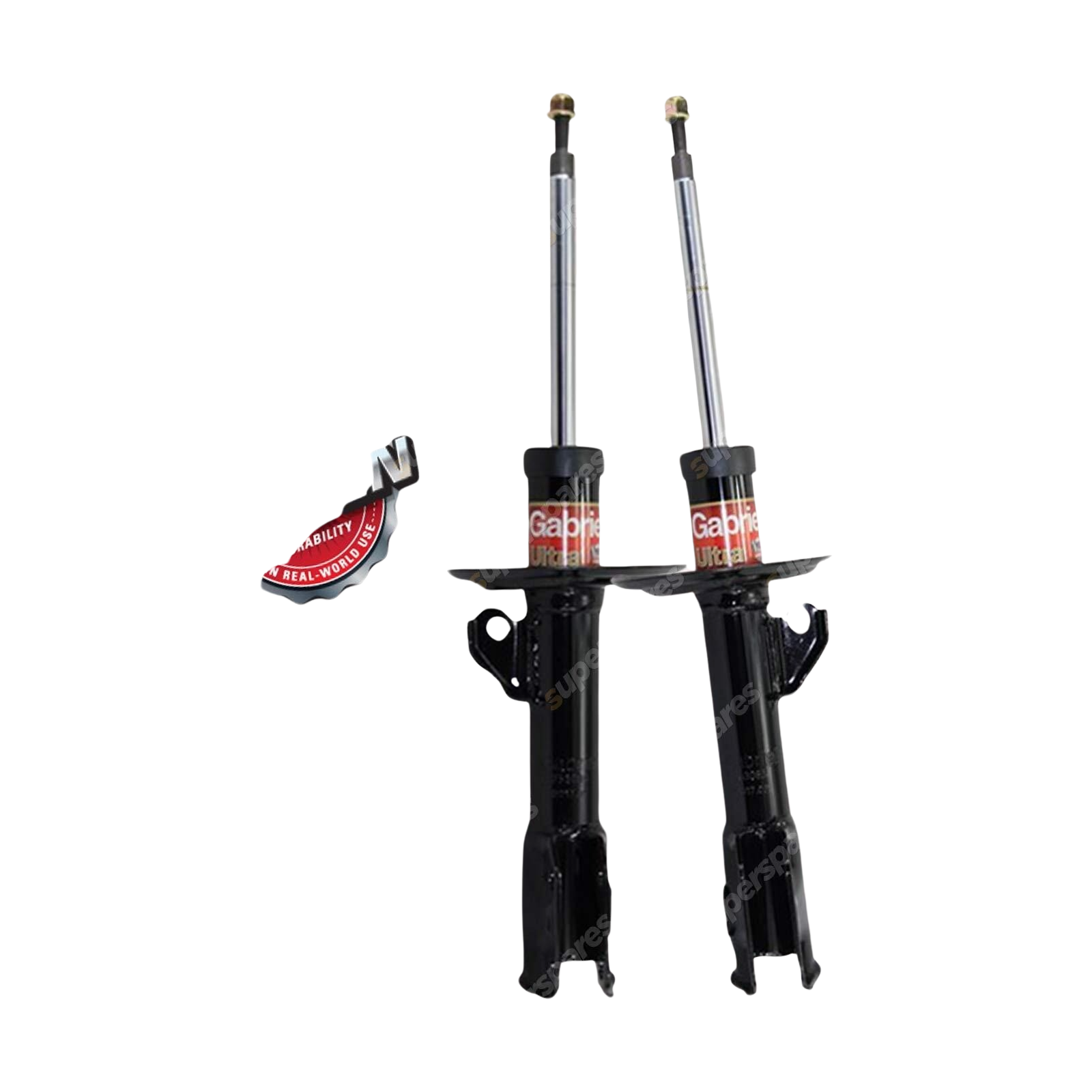 2 x Front Gabriel Ultra Strut Shocks for Toyota Yaris NCP 90 91 93 130 131