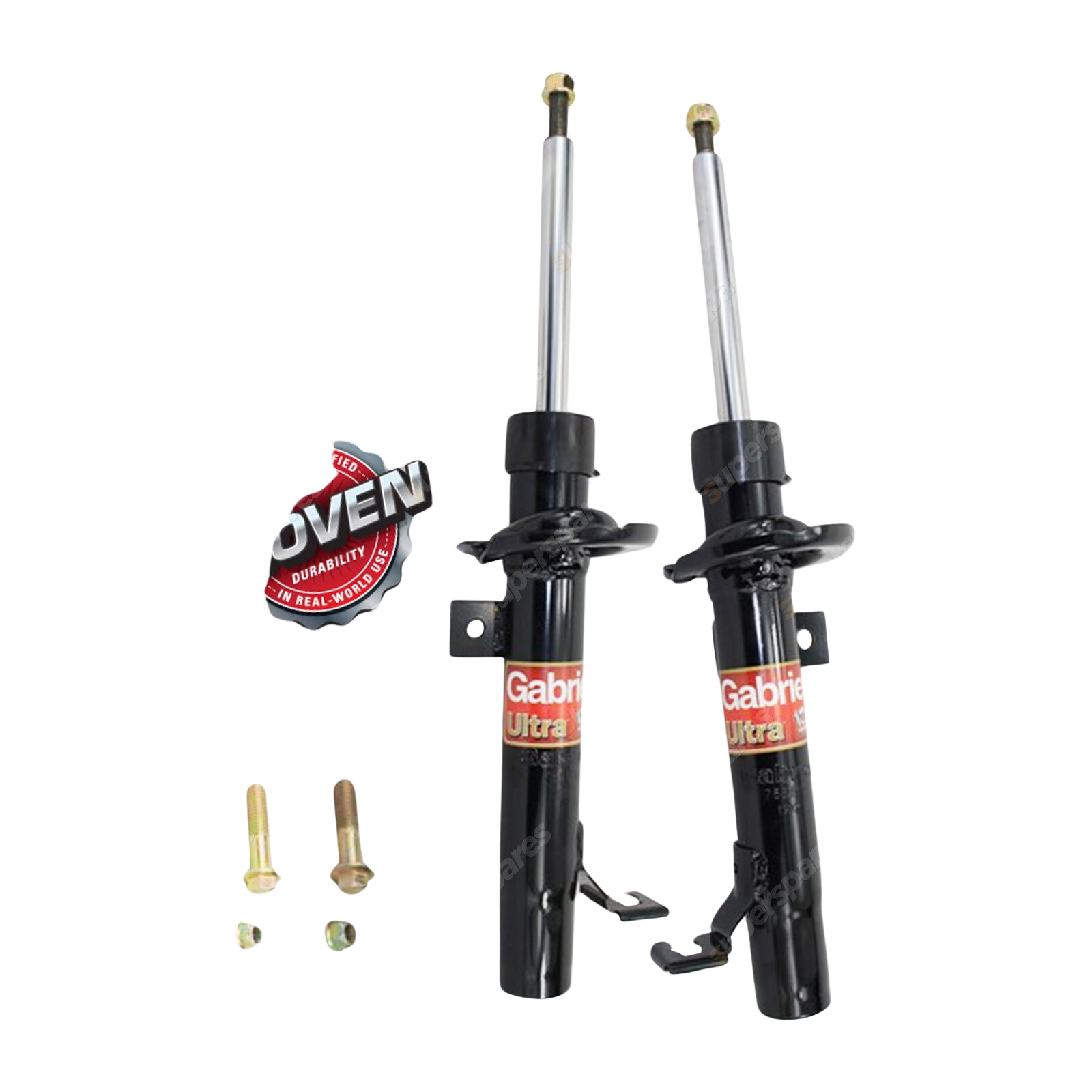 Front Gabriel Ultra Strut Shock Absorbers for Ford Fiesta WP WQ LX 2004-2008