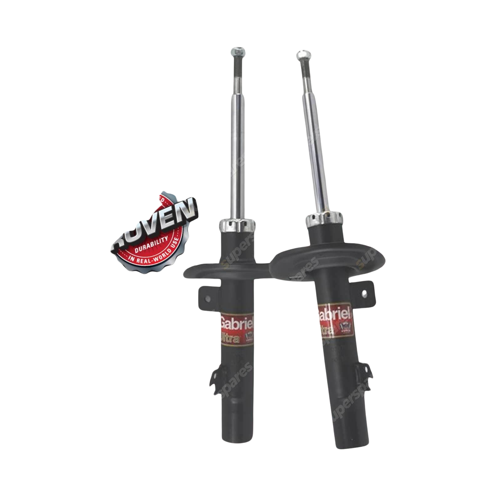 Front Gabriel Ultra Strut Shock Absorbers for Peugeot 207 07-14 51mm diam strut