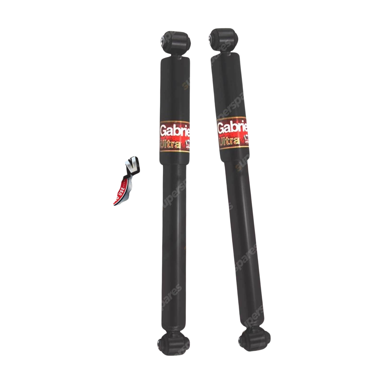 2 x Rear Gabriel Ultra Shock Absorbers for Fiat 500 1.2L 1.4L 2/08-on