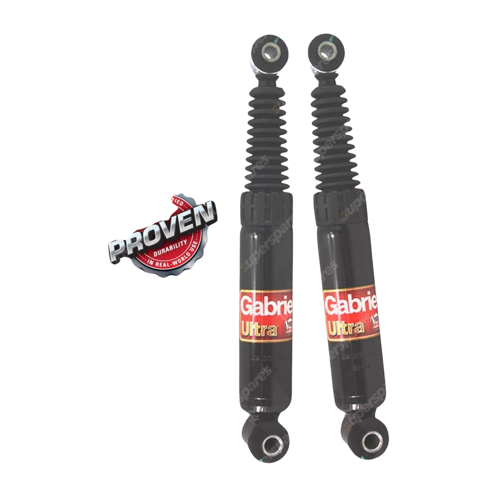 2 x Rear Gabriel Ultra Shock Absorbers for Peugeot Expert 2.0L SWB LWB 9/08-on