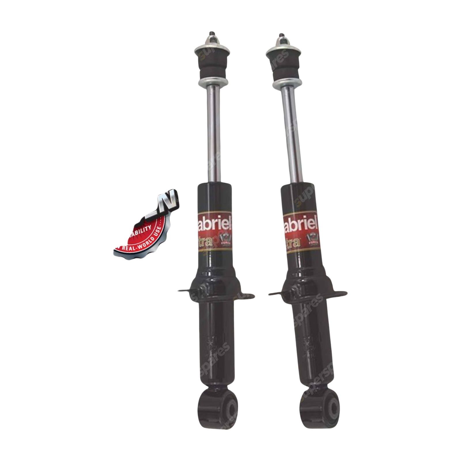 2 x Rear Gabriel Ultra Shock Absorbers for Renault Trafic X82 X83 Diesel 04-On