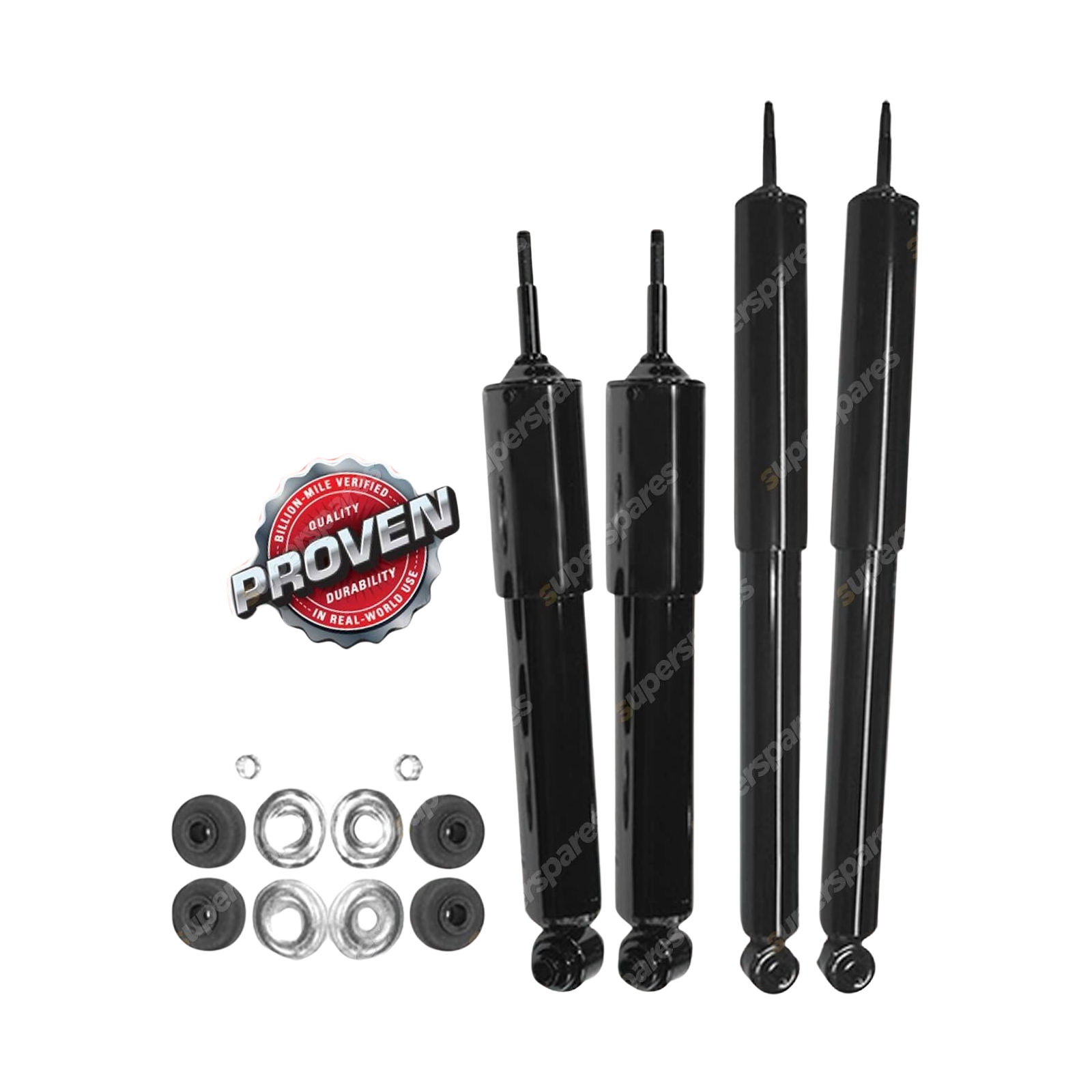 Gabriel Front + Rear Classic Shock Absorbers for Fiat 124 Sedan Coupe 67-76