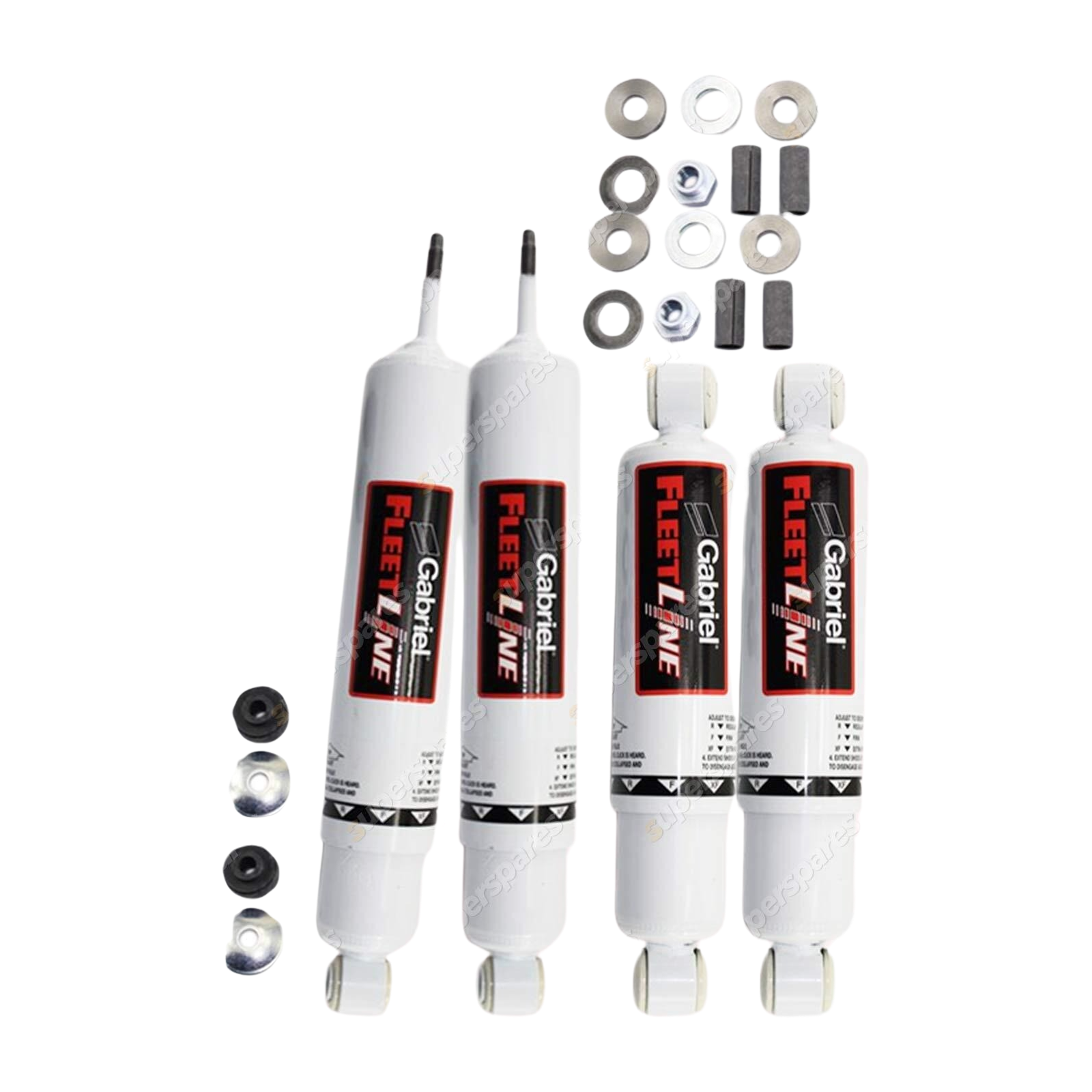 Gabriel Front + Rear Fleetline Adjustable HD Shocks for Toyota Dyna BU HU YU