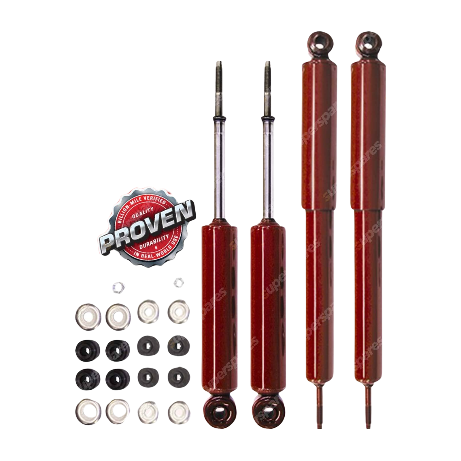 Gabriel Front + Rear Guardian Shock Absorbers for Nissan Urvan E20 E23 Van Bus