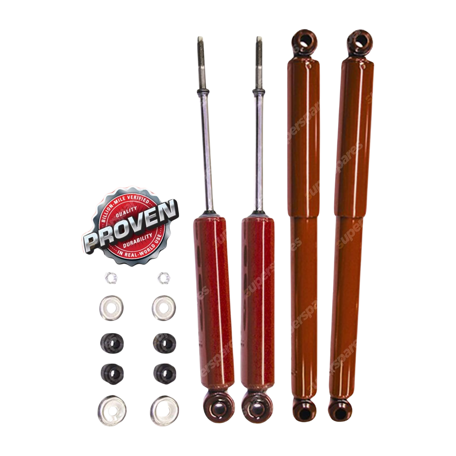 Gabriel Front + Rear Guardian Shock Absorbers for Holden GMH Rodeo KB2 KBD2