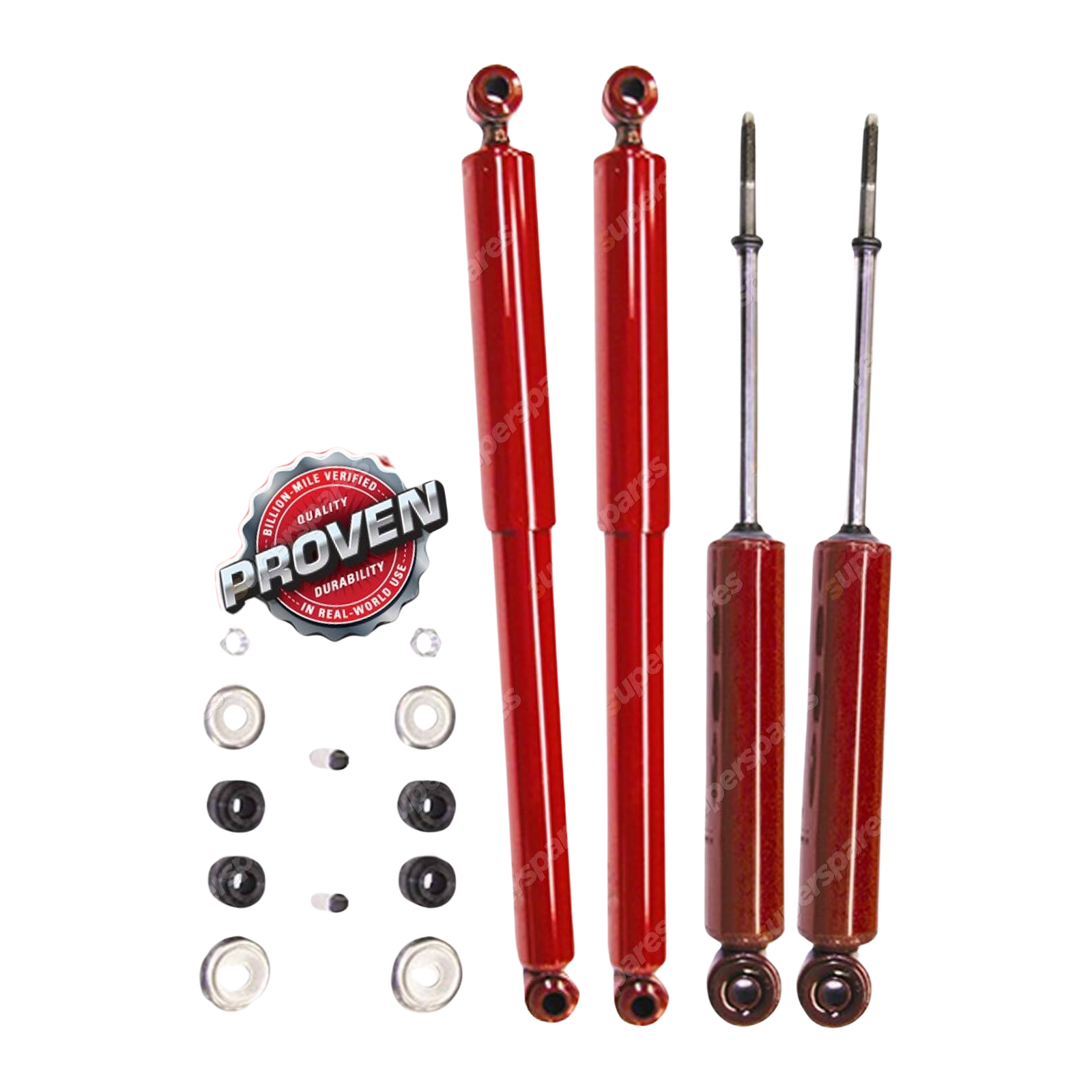 Gabriel Front + Rear Guardian Shocks for Holden GMH Rodeo KB2 KBD2 KB4 KBD4