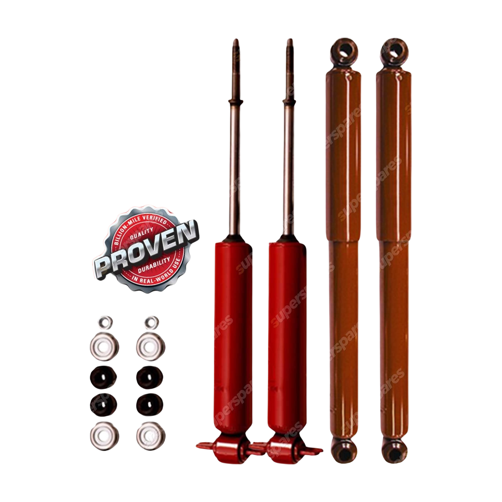 Gabriel Front + Rear Guardian Shock Absorbers for Ford Econovan Spectron