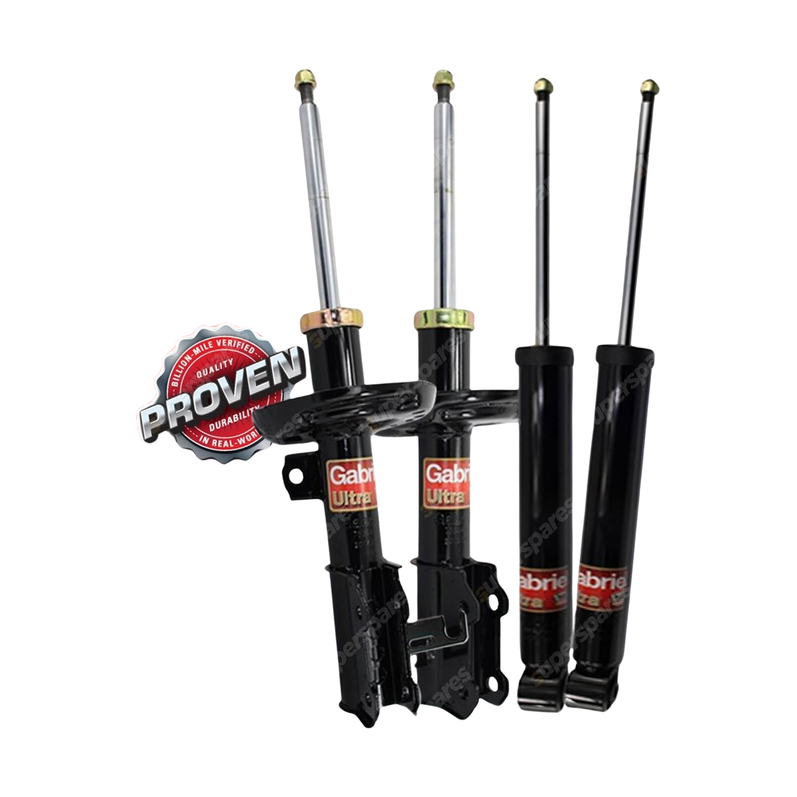 Gabriel Front + Rear Ultra Shock Absorbers for Holden GMH Cruze JG JH