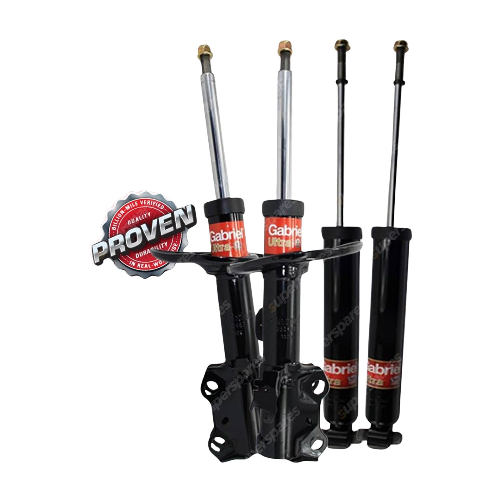 Gabriel Front Rear Ultra Shock Absorbers for Toyota Corolla ZRE152R 153R 182R