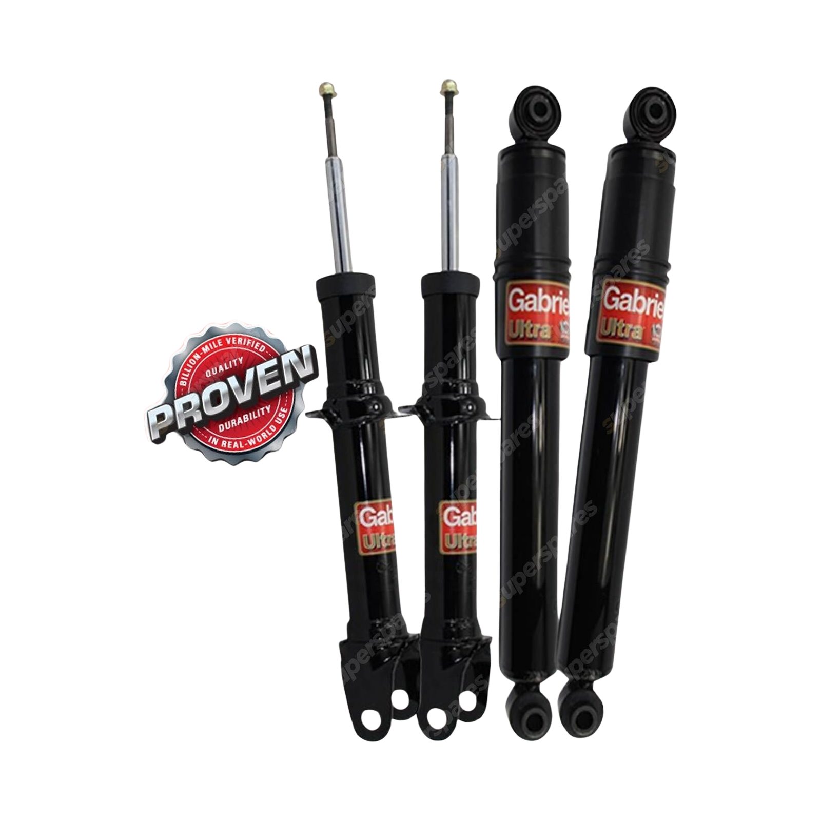 Gabriel Front Rear Ultra Shock Absorbers for Ford Fairlane BF II Falcon BF I II