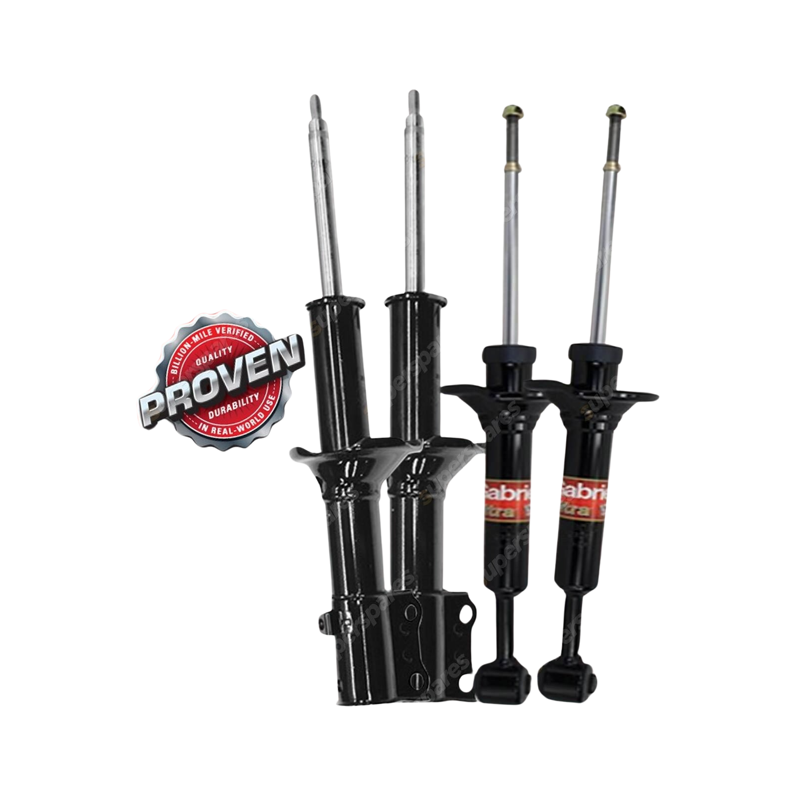 Gabriel Front + Rear Ultra Shocks for Mazda 121 Metro DB Sedan DW Wagon 90-02