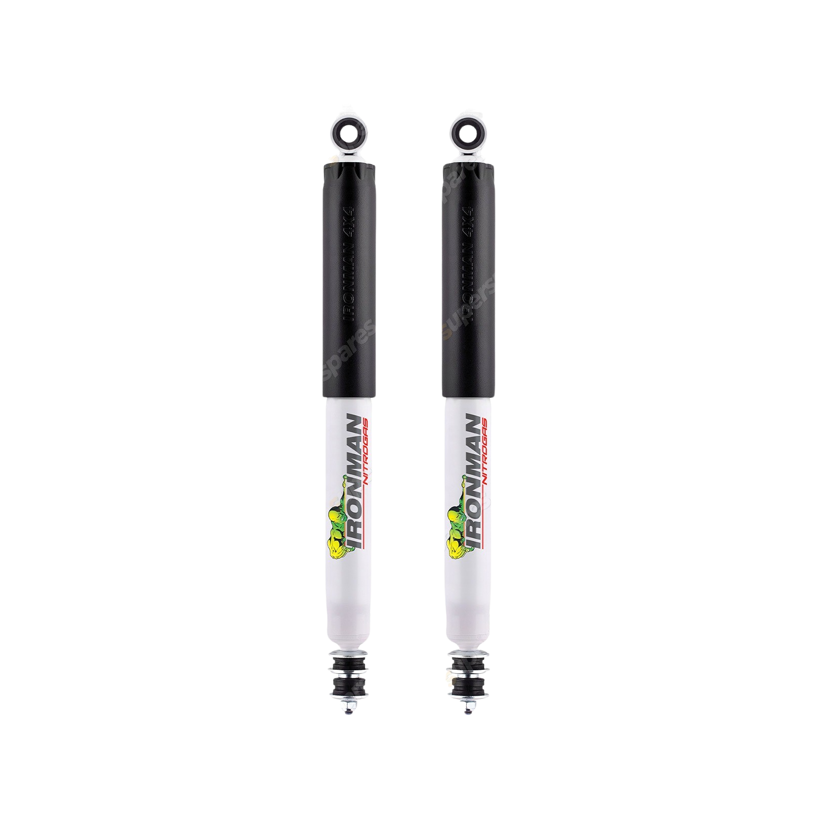 2x Rear Ironman 4x4 Nitro Gas Shock Absorbers Professional 12636GRP 4WD Offroad