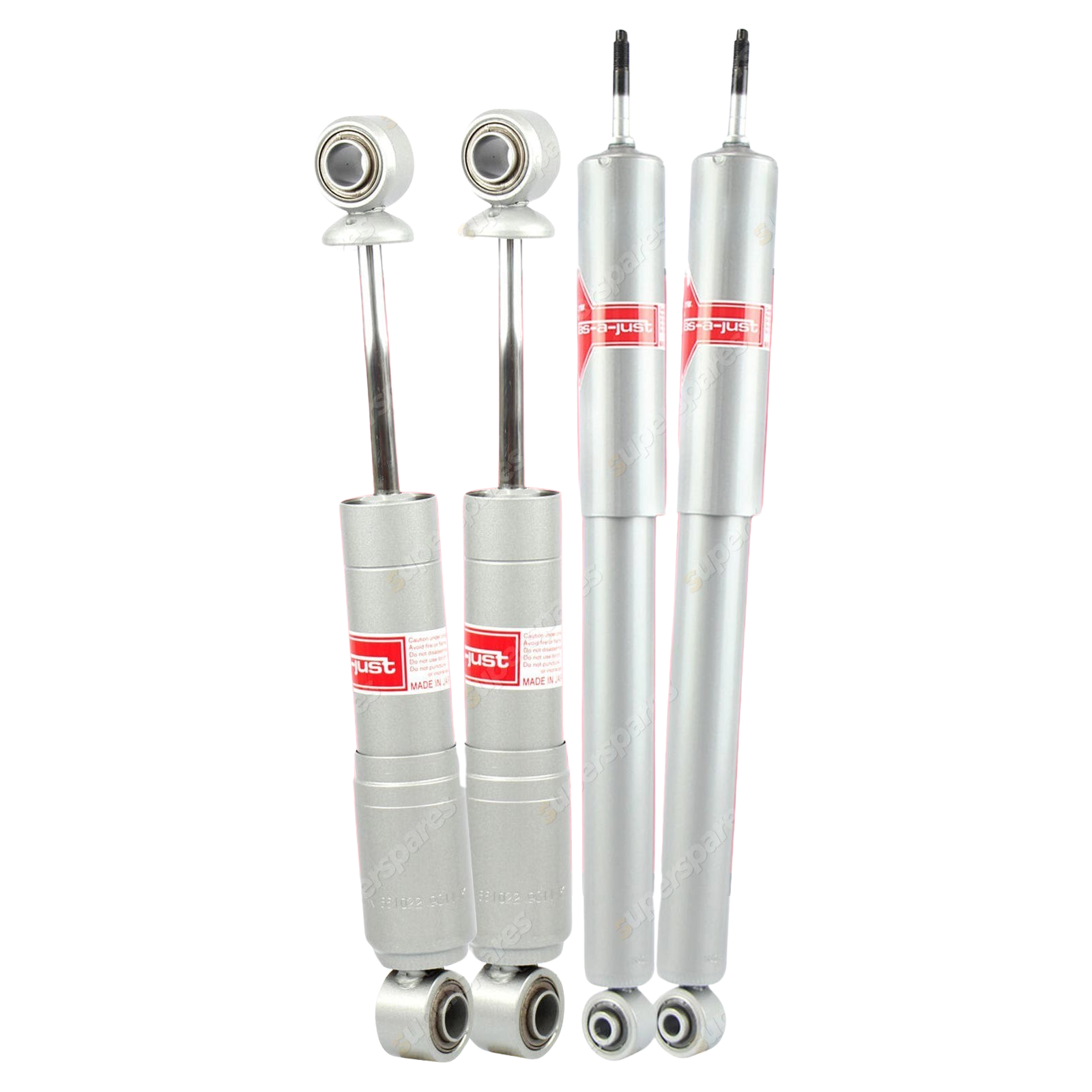 Front + Rear KYB GAS-A-JUST Monotube Shock Absorbers for JAGUAR XJ6 AK6 2.8 I6