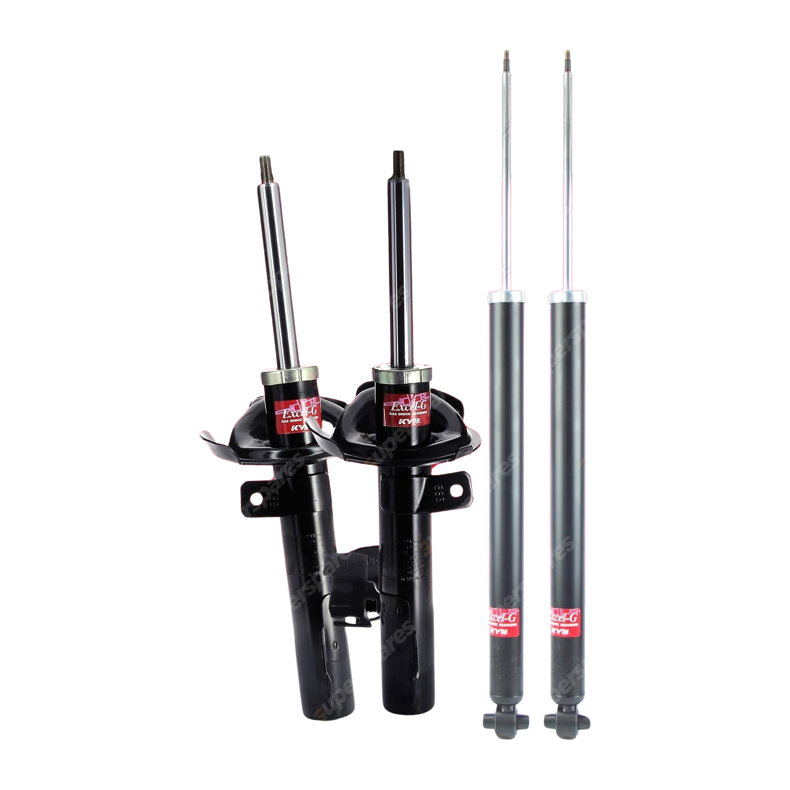 Front + Rear KYB EXCEL-G Shock Absorbers for MAZDA 3 BK I4 D4 FWD All