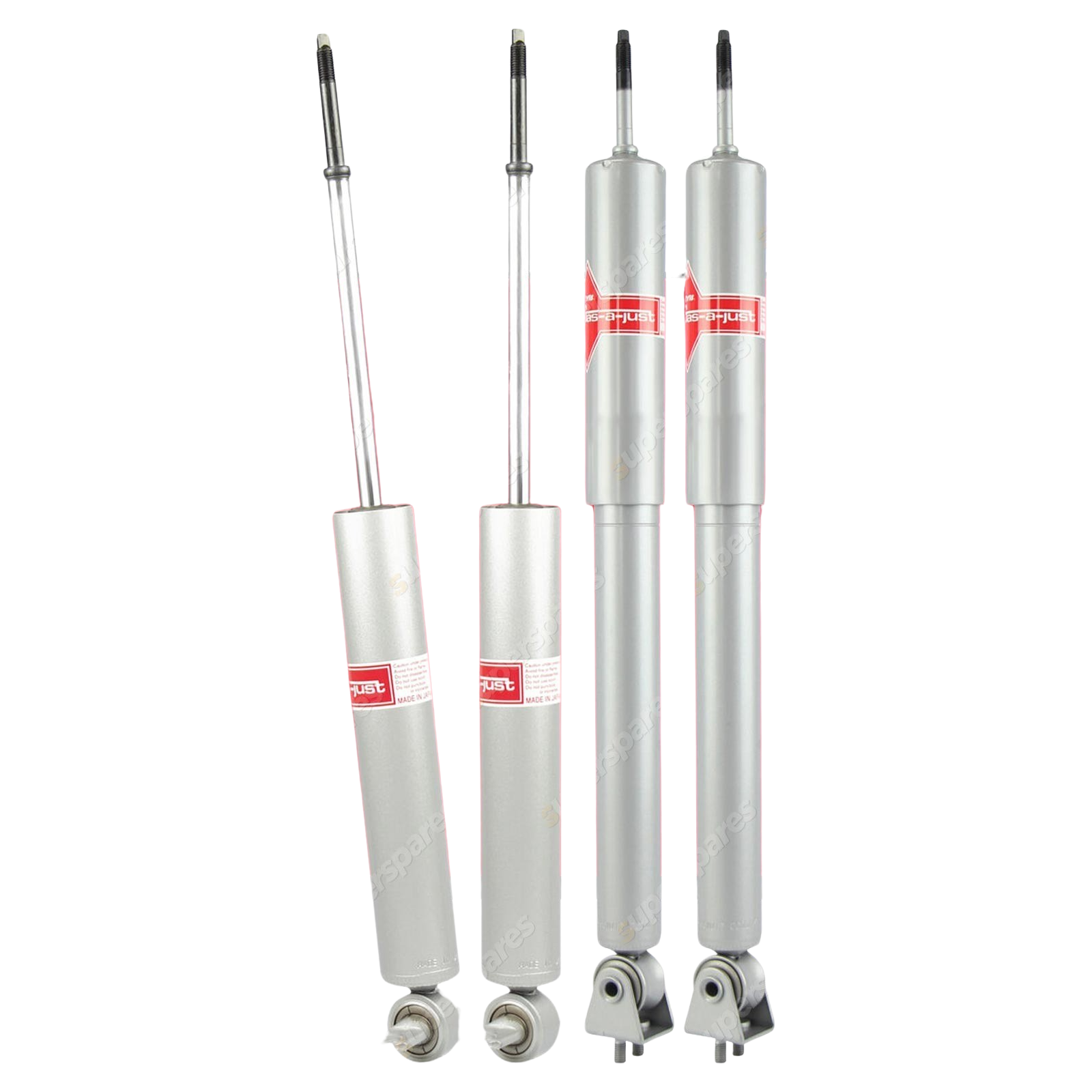 F + R KYB GAS-A-JUST Monotube Shocks for MERCEDES BENZ W115 220 D 230.4 240D