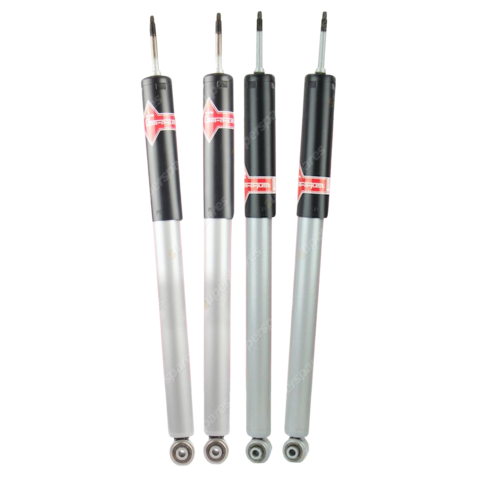 F + R KYB GAS-A-JUST Monotube Shocks for MERCEDES BENZ W210 E200 E200K E230 E240