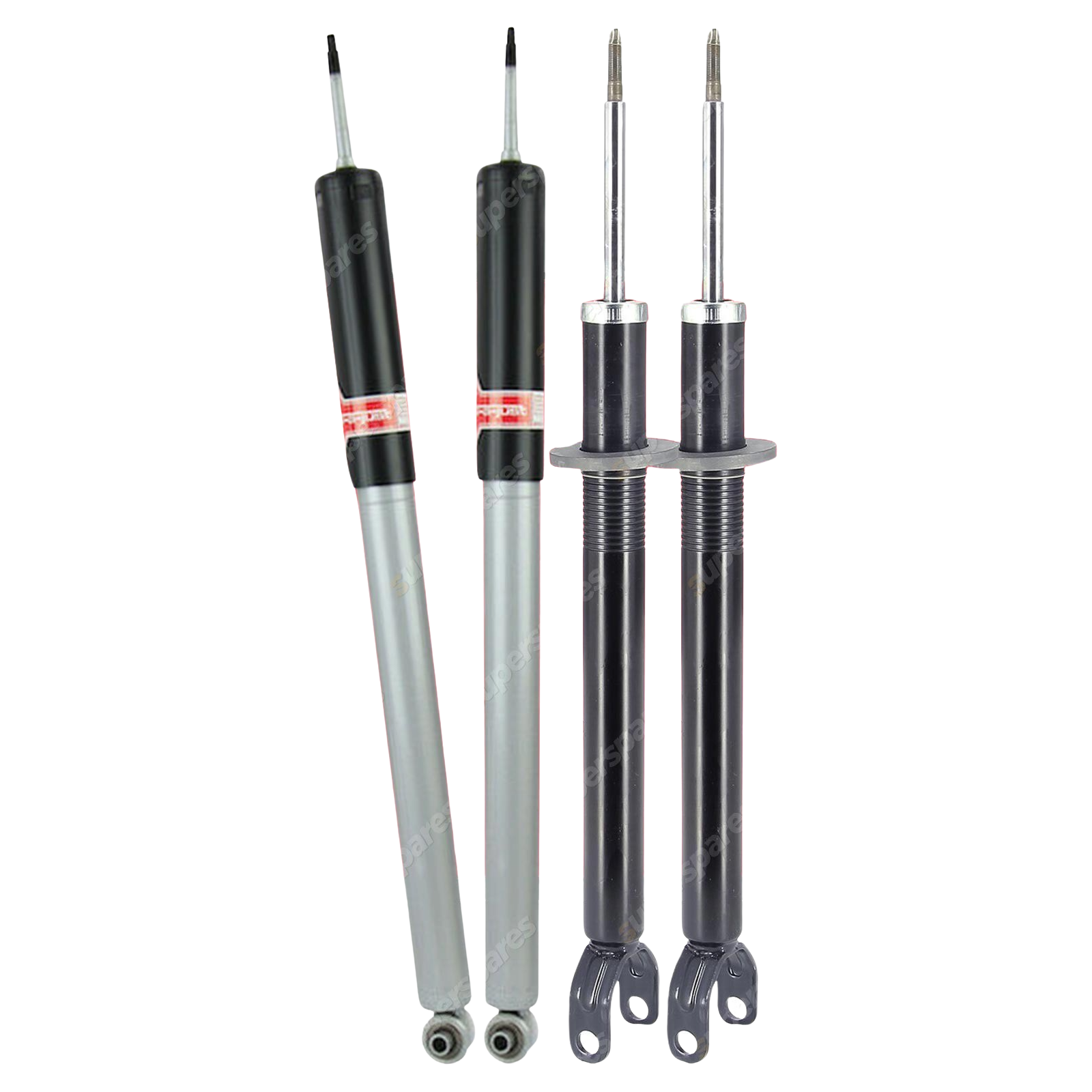 F + R KYB GAS-A-JUST Monotube Shocks for MERCEDES BENZ W211 E240 E270 E320 E350