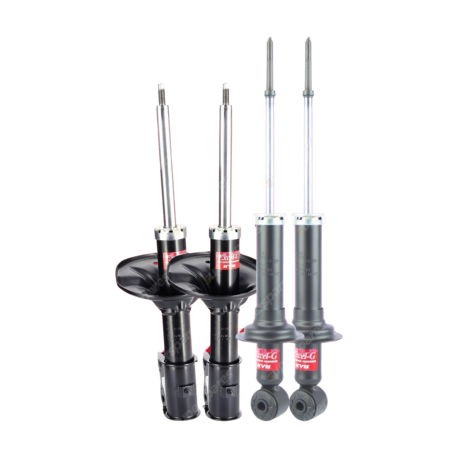 Front + Rear KYB EXCEL-G Shock Absorbers for MITSUBISHI Lancer CG CH Firm Option