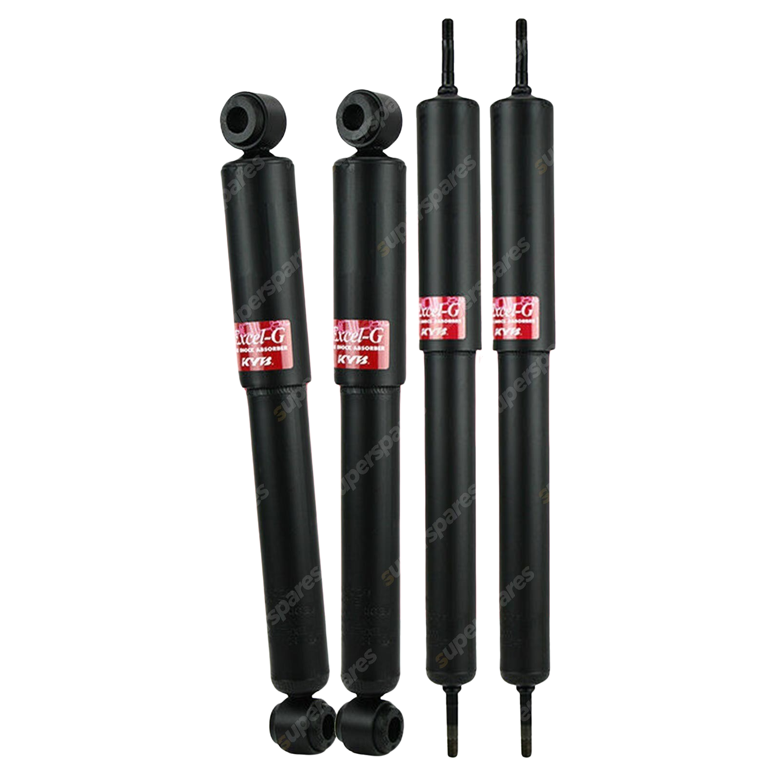 Front + Rear KYB EXCEL-G Shock Absorbers for SAAB 99 I4 FWD Sedan