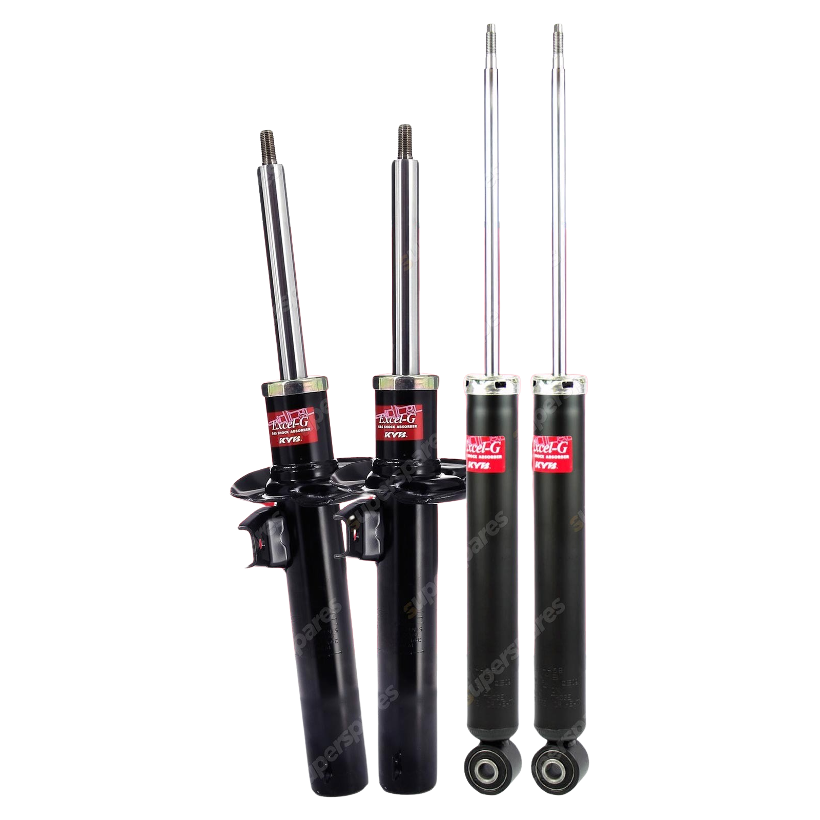 Front + Rear KYB EXCEL-G Shock Absorbers for SKODA Superb 3T V6 DT4 AWD 4WD