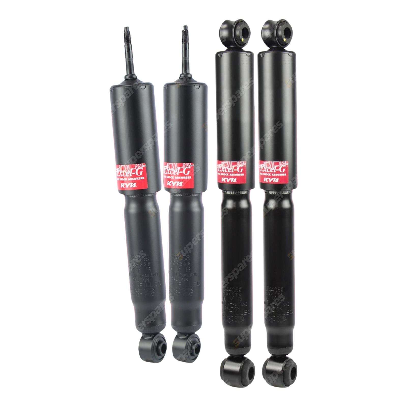 Front + Rear KYB EXCEL-G Shock Absorbers for TOYOTA Hiace YH51 LH51 YH53 RWD Van