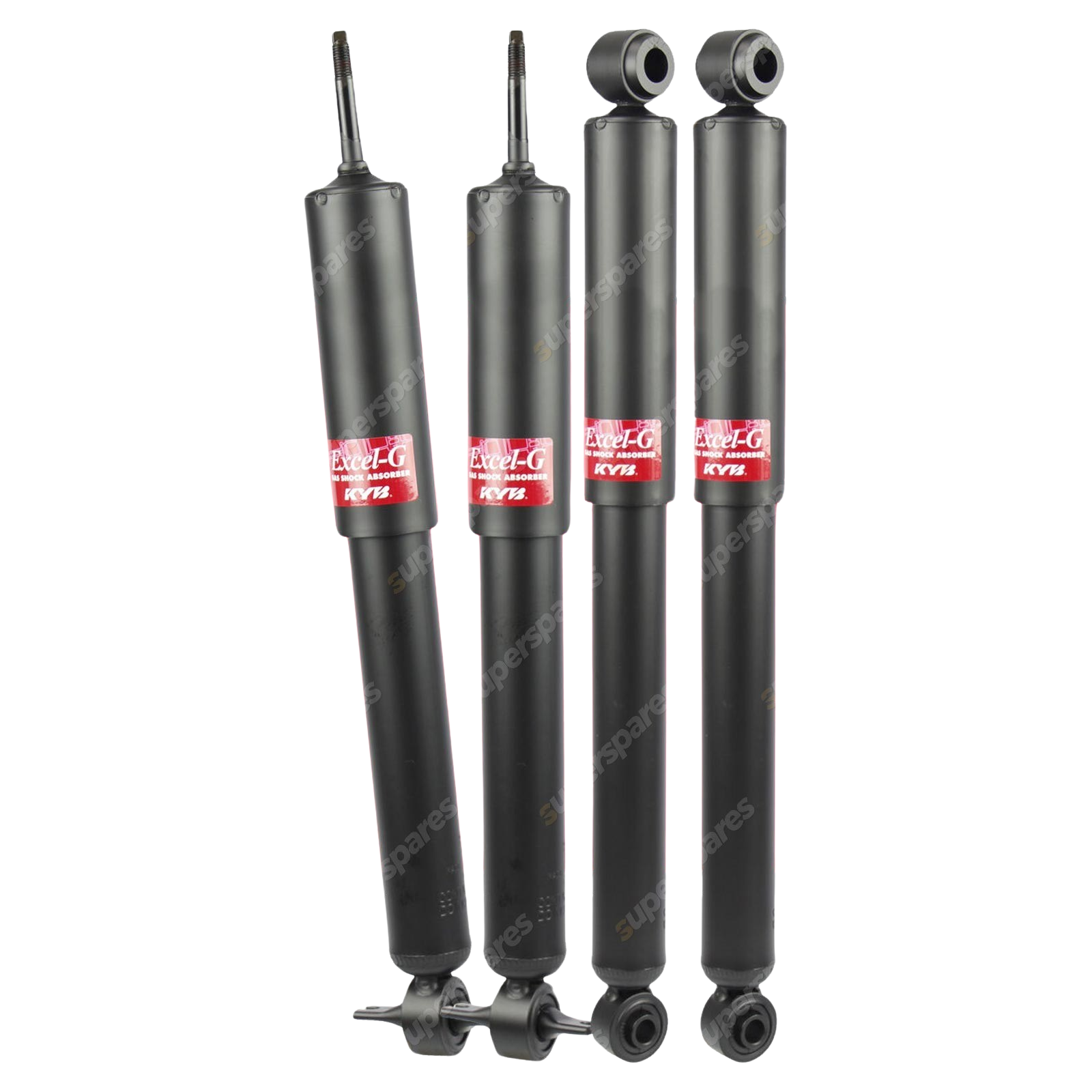 Front + Rear KYB EXCEL-G Shock Absorbers for TOYOTA Townace KR42R 7KE 1.8 I4 RWD