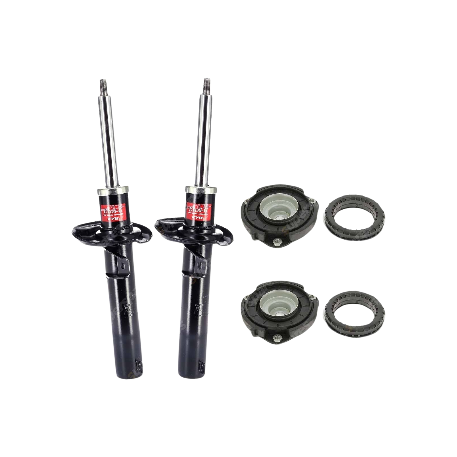 Pair Front KYB Shock Absorbers Strut Mount Kit for Audi TT TTS 8J TFSI TDI 06-15