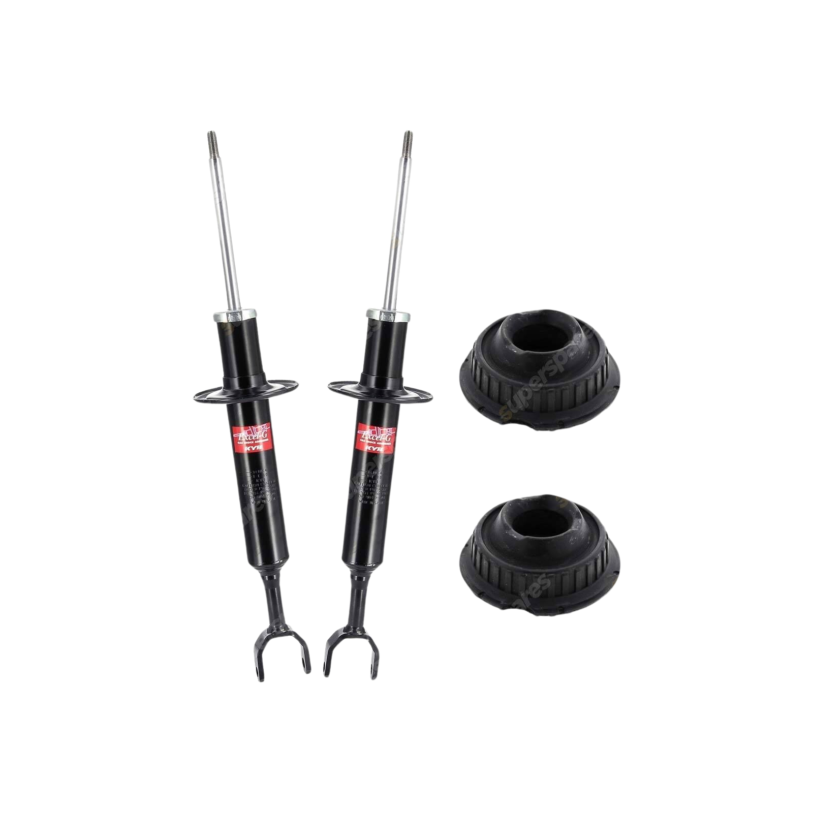 Pair Front KYB Shock Absorbers Strut Top Mount Kit for Audi A6 C5 Quattro 02-04