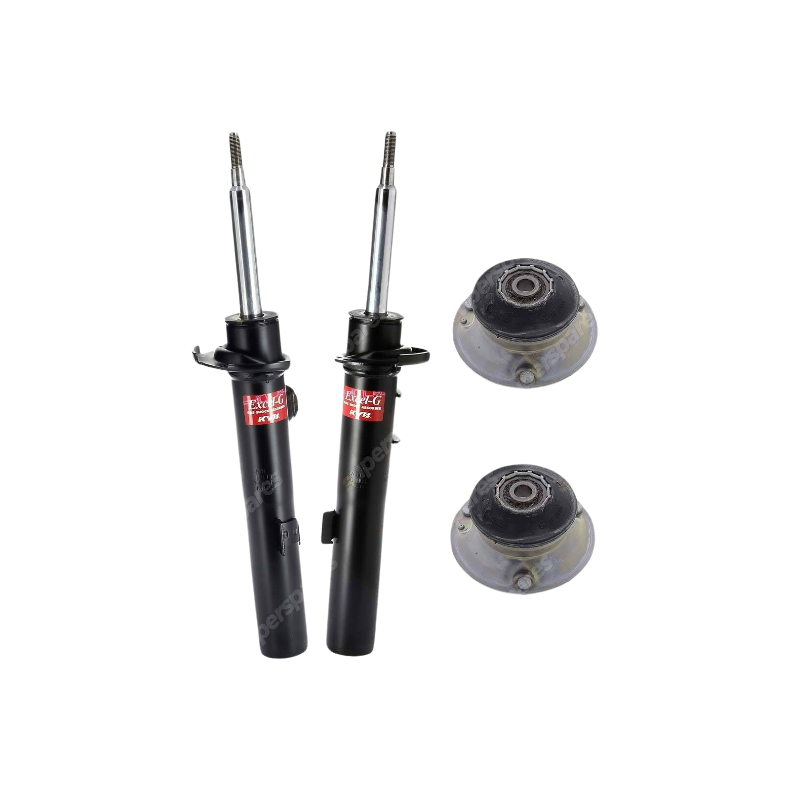 Pair Front KYB Shock Absorbers Strut Mount Kit for BMW 3 Series E90 E91 E92 E93