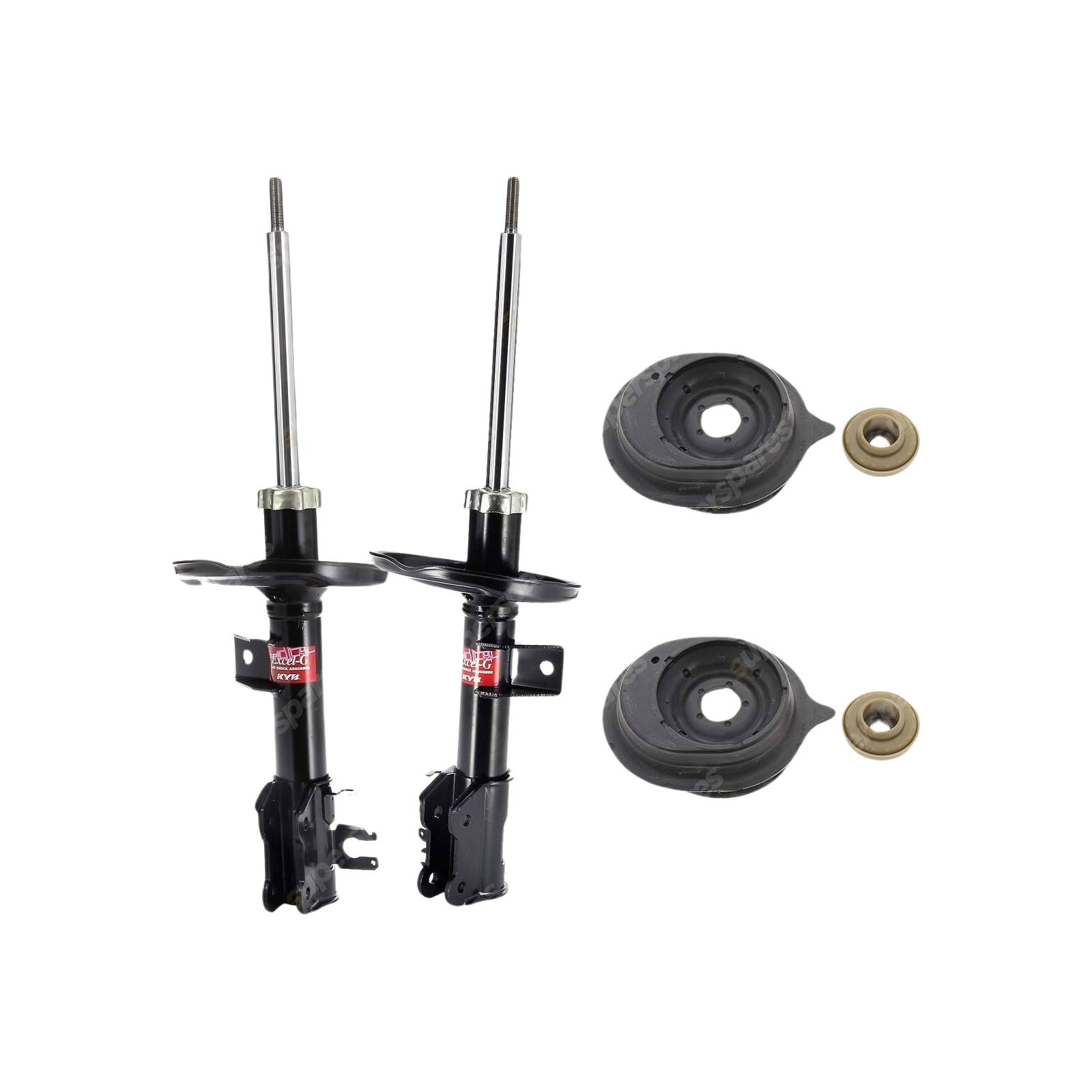 Front KYB Shocks Strut Mount Kit for Fiat 500 169A3 312A2 Pop 169A1 169A4 08-on