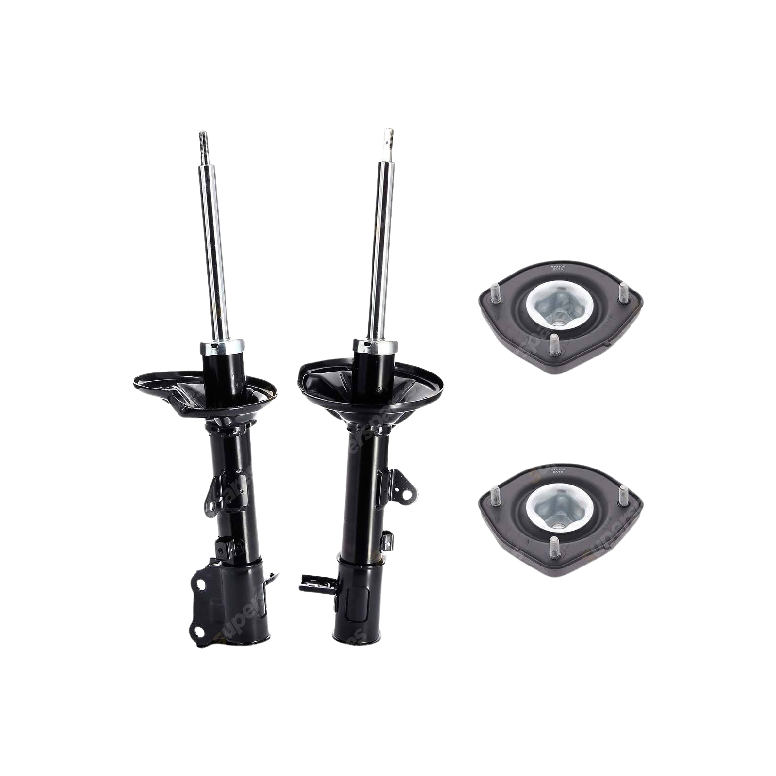 Pair Rear KYB Shock Absorbers Strut Mount Kit for Hyundai Tiburon GK Coupe 02-10