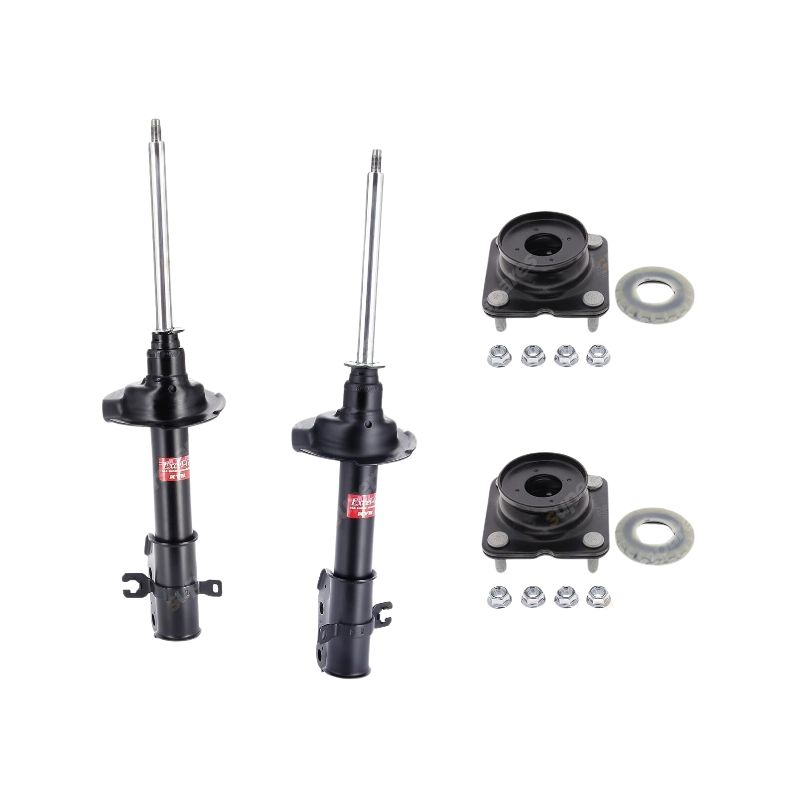 Pair Front KYB Shock Absorbers + Strut Mount Kit for Mazda CX-9 TB CA SUV 07-16