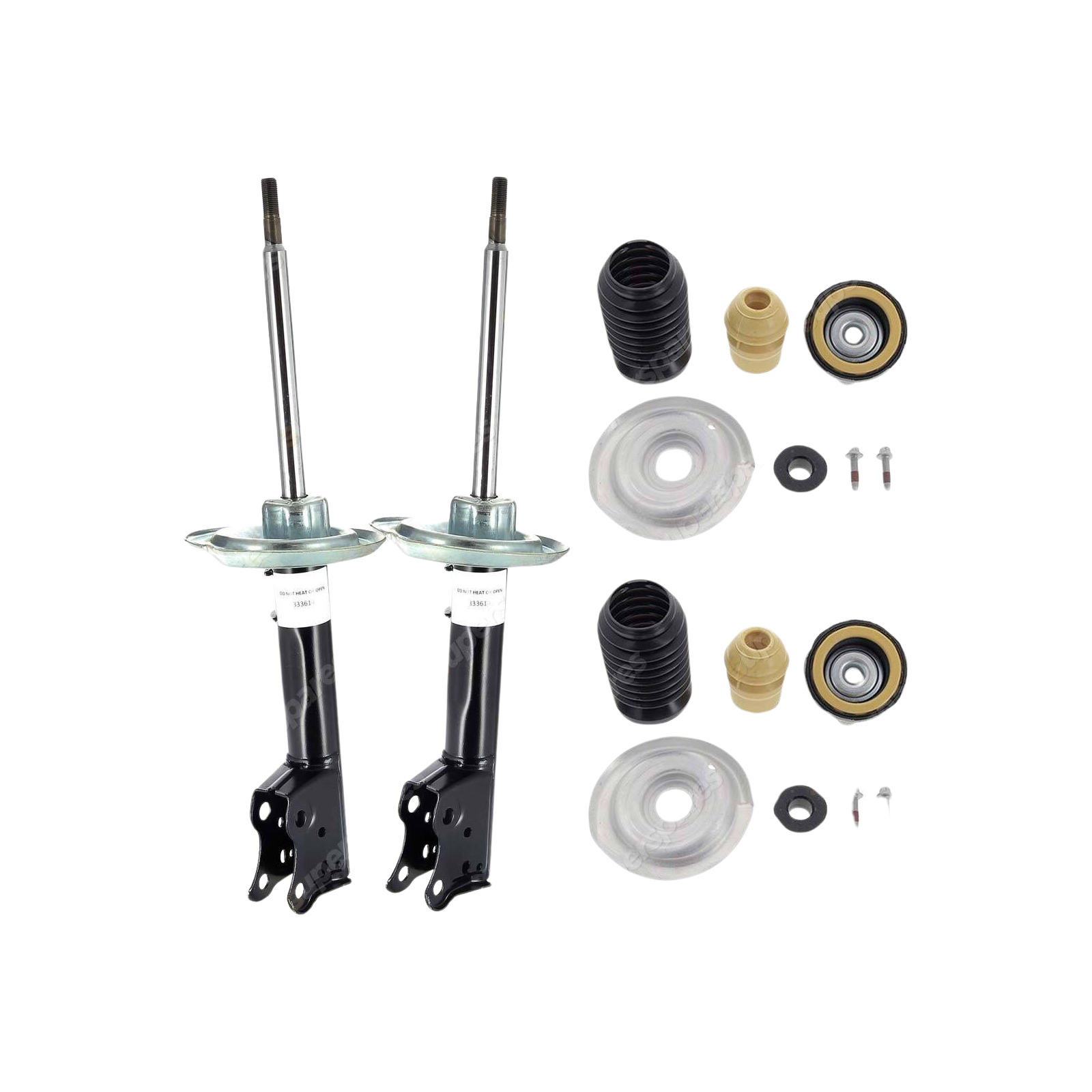 2 Front KYB Shock Absorbers Strut Mount Kit for Mercedes-Benz A-Class W168 98-05