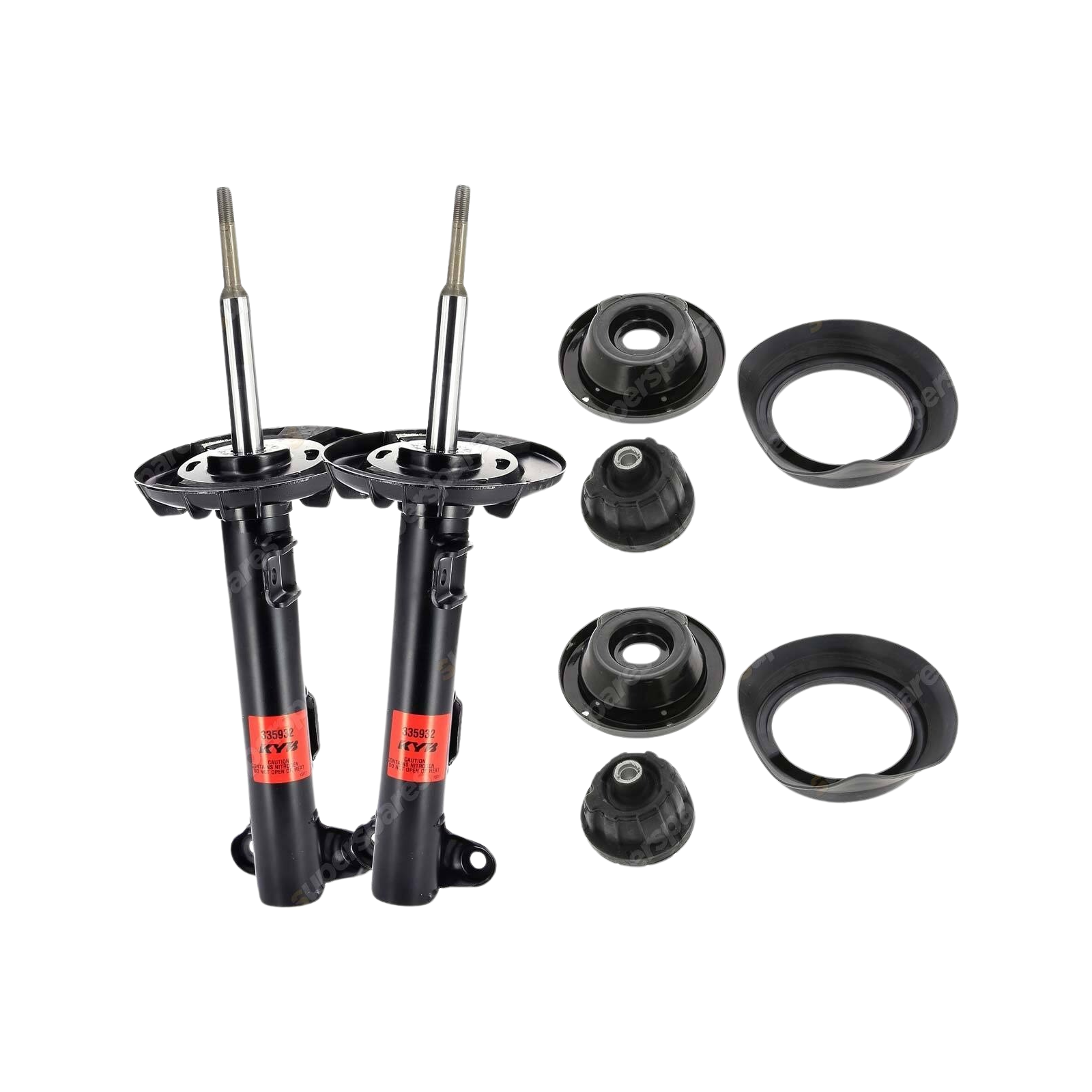 Front KYB Shock Absorbers Strut Mount Kit for Mercedes-Benz CLK-Class A209 03-10