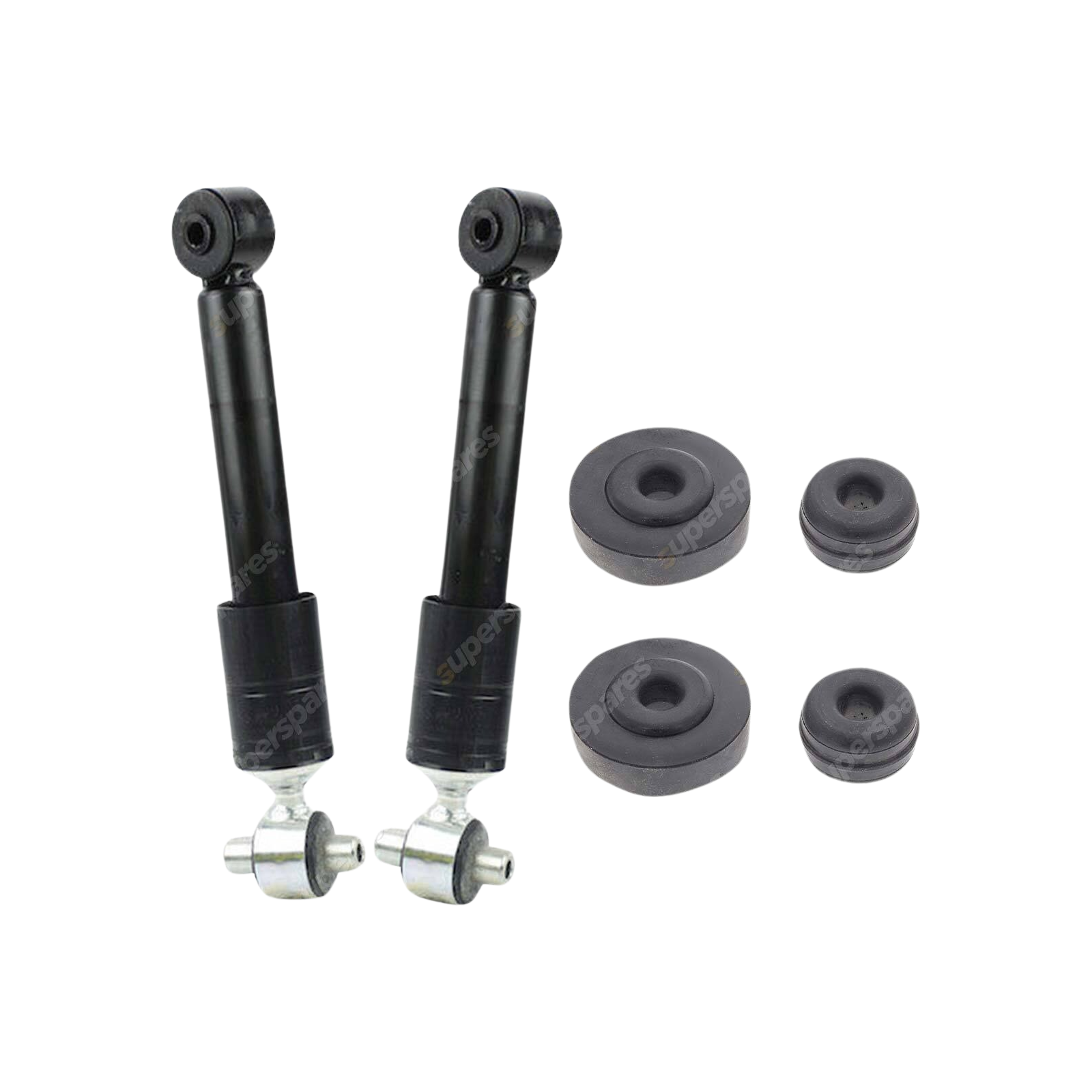 2 Rear KYB Shock Absorbers Strut Mount Kit for Mercedes-Benz A-Class W168 98-05