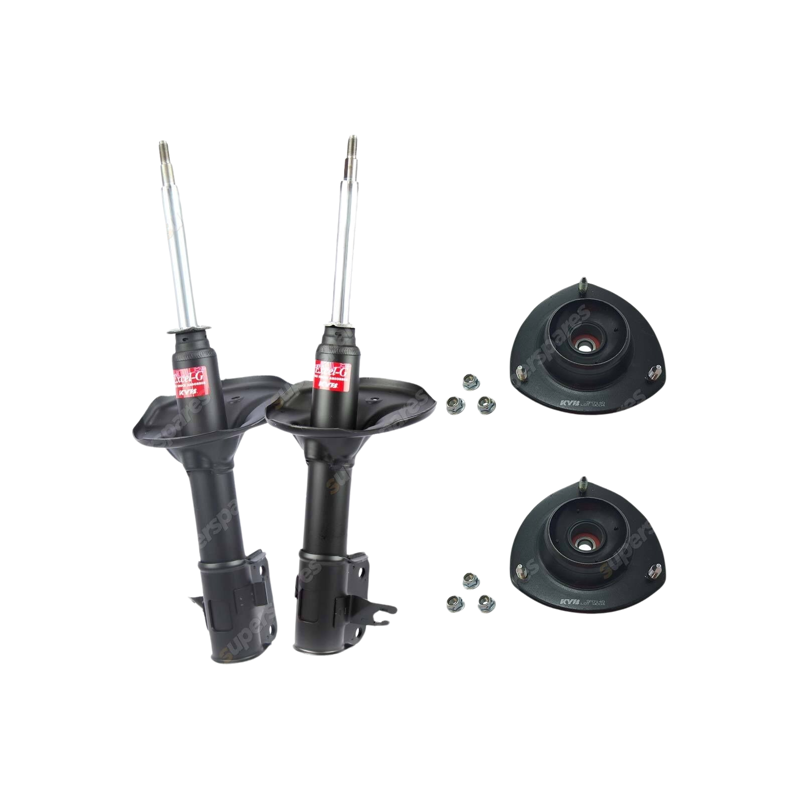 Front KYB Shock Absorbers Strut Mount Kit for Mitsubishi Magna TE TF TH TJ TL TW