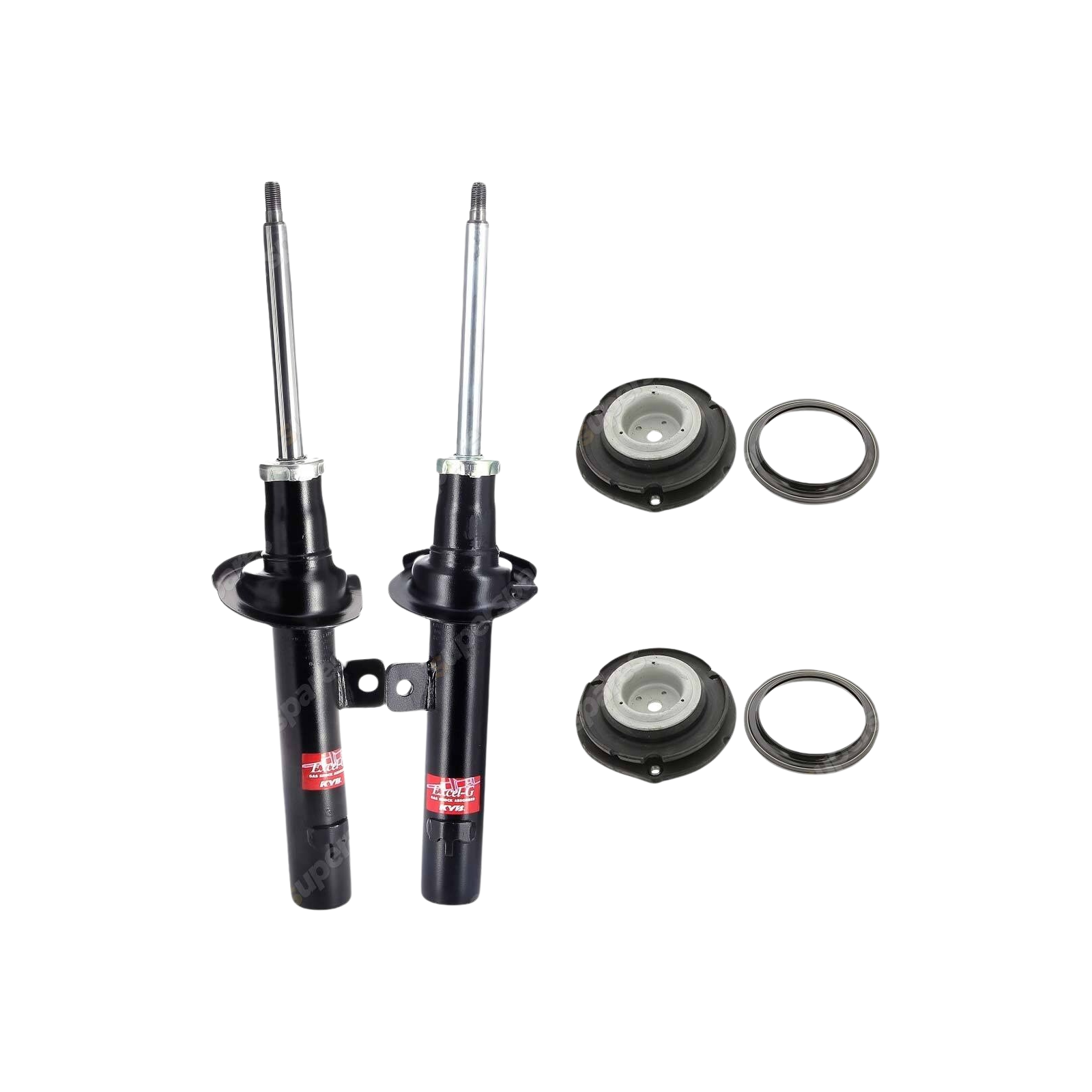 2 Front Shock Absorbers Strut Mount Kit for Peugeot 406 Sedan Wagon Coupe 95-04