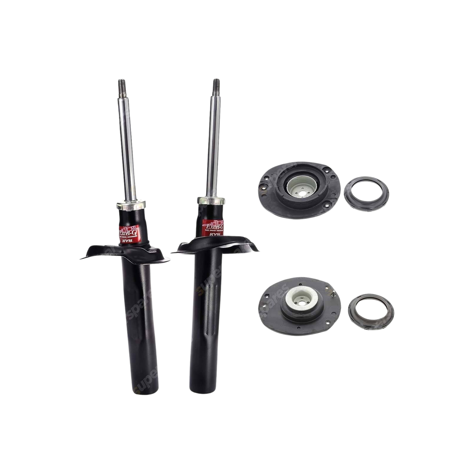 Front Shock Absorbers Strut Mount Kit for Peugeot 206 KFW NFU NFZ RFK RFN 99-07