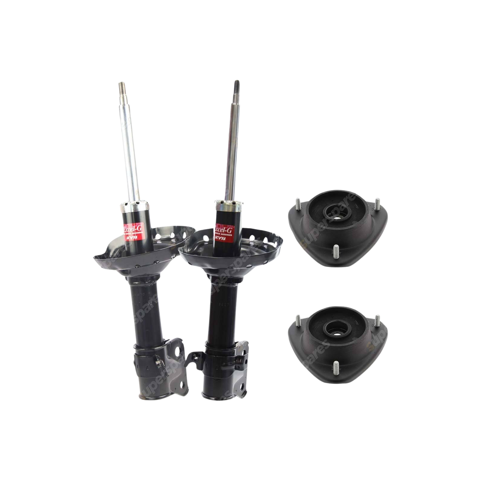 2 Front Shock Absorbers Strut Mount Kit for Subaru Impreza GG EJ 201 204 251 255